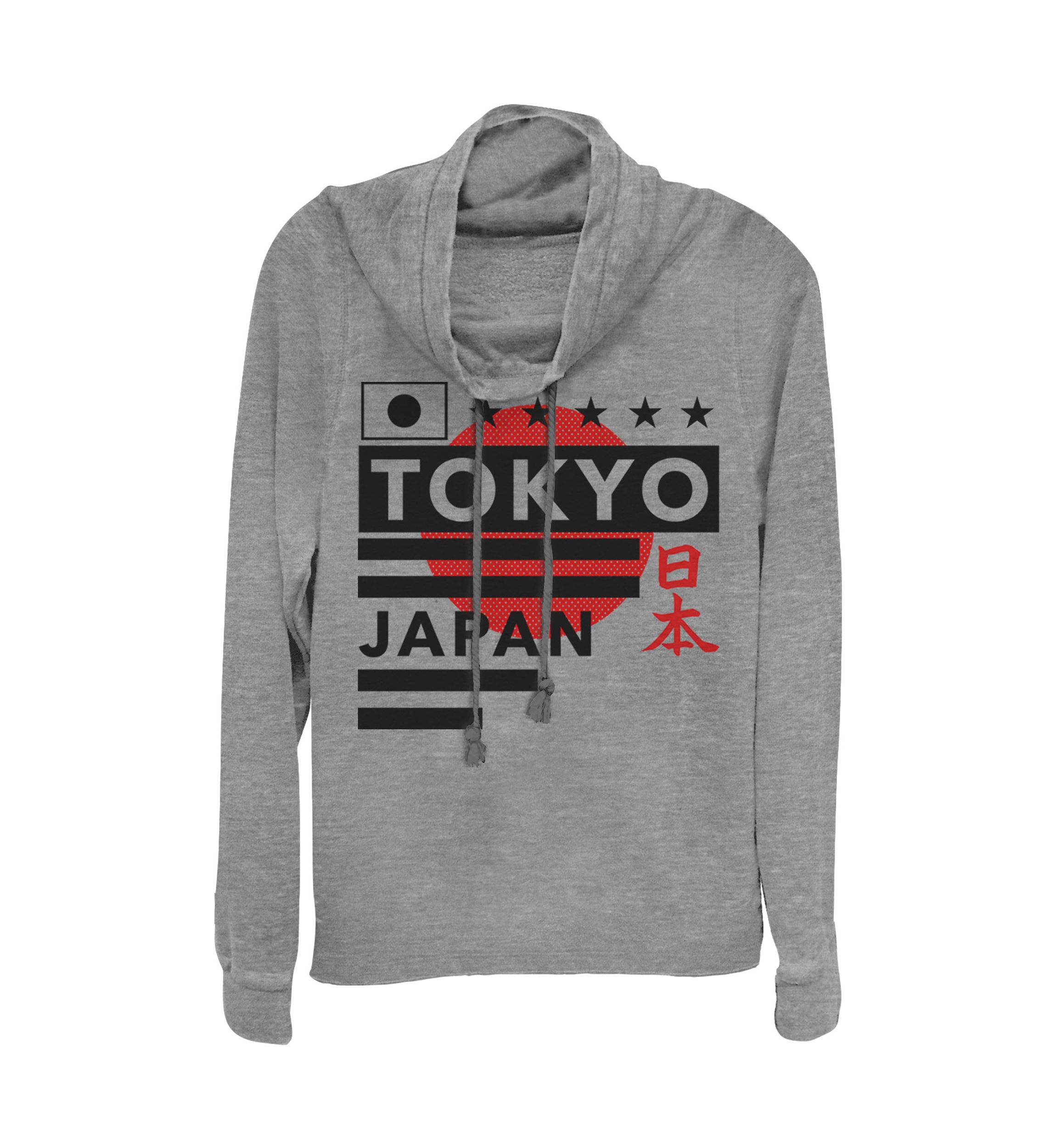 Juniors Japan Minimal Graphic Pullover 