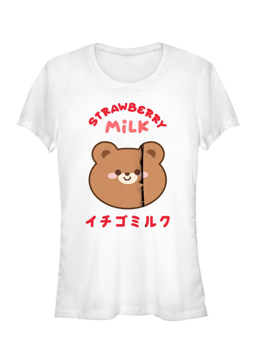 Straw Milk Graphic T-Shirt