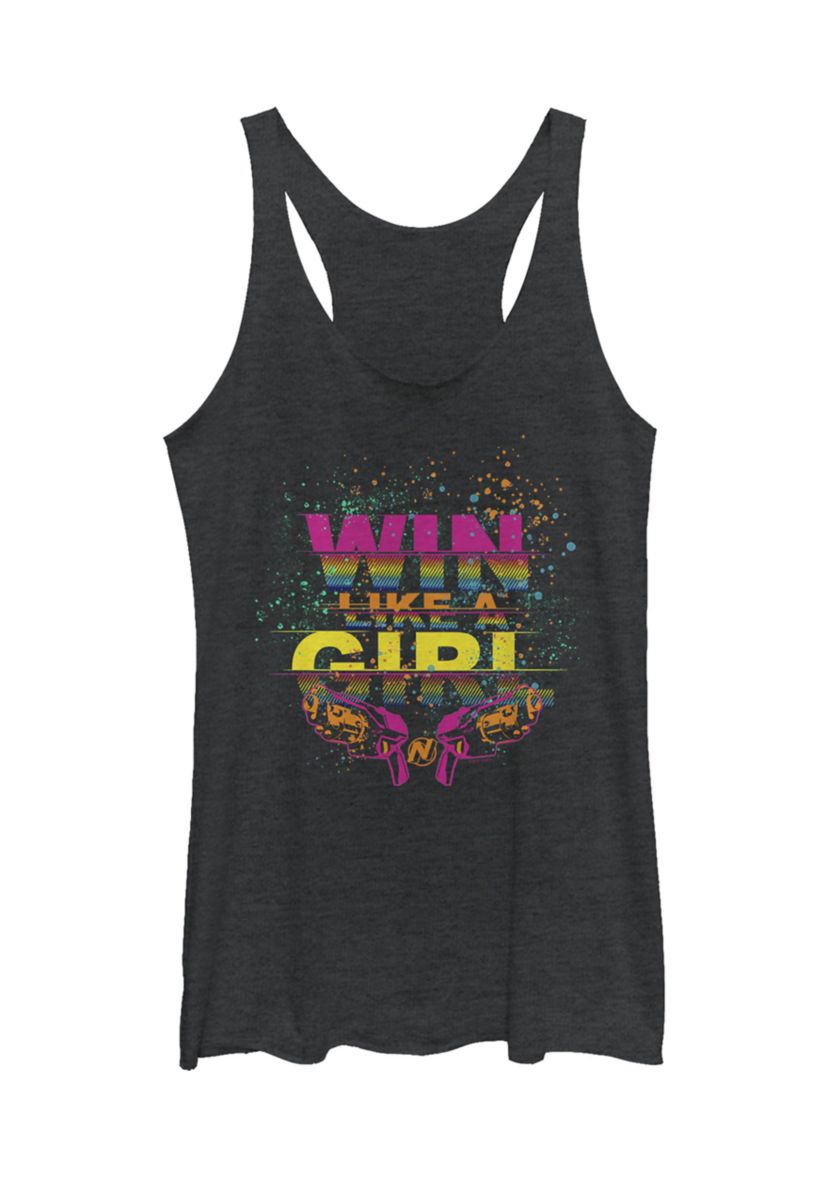 Win Like A Girl Graphic Tank