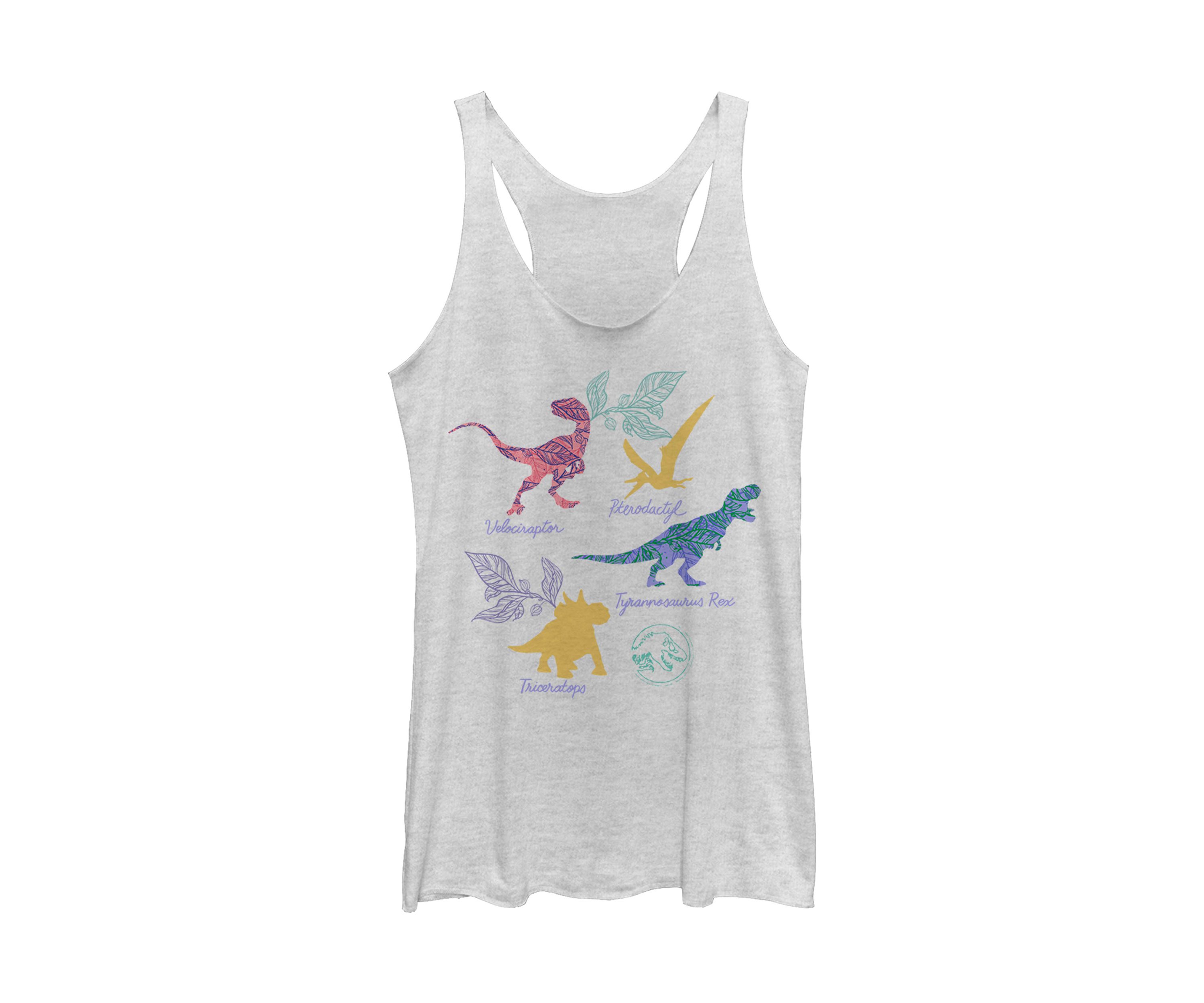 Juniors Jurassic World Dino List Tank