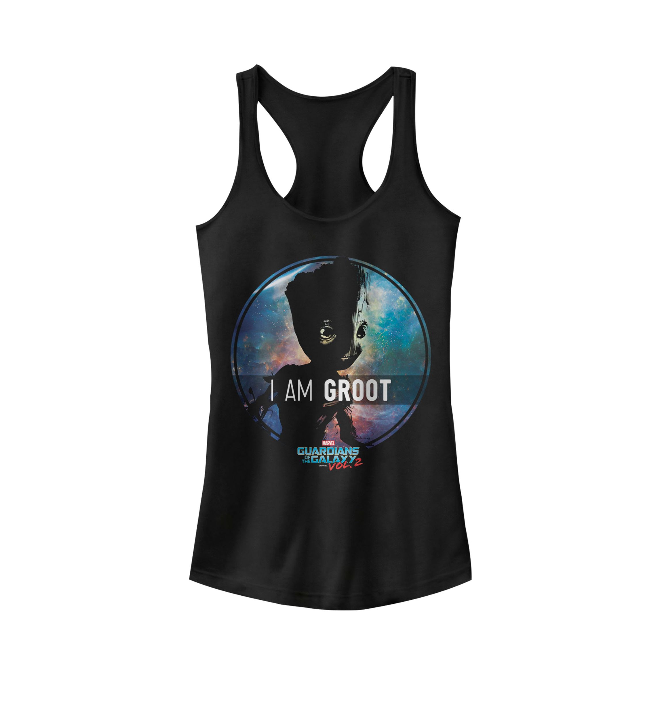 Groot Guardians of Galaxy 2 Starry Racerback Tank