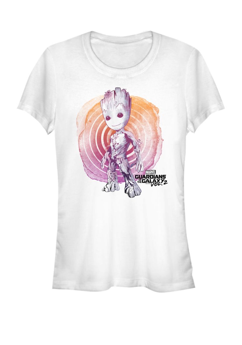 Guardians Of The Galaxy Watercolor Groot Short Sleeve Graphic T-Shirt