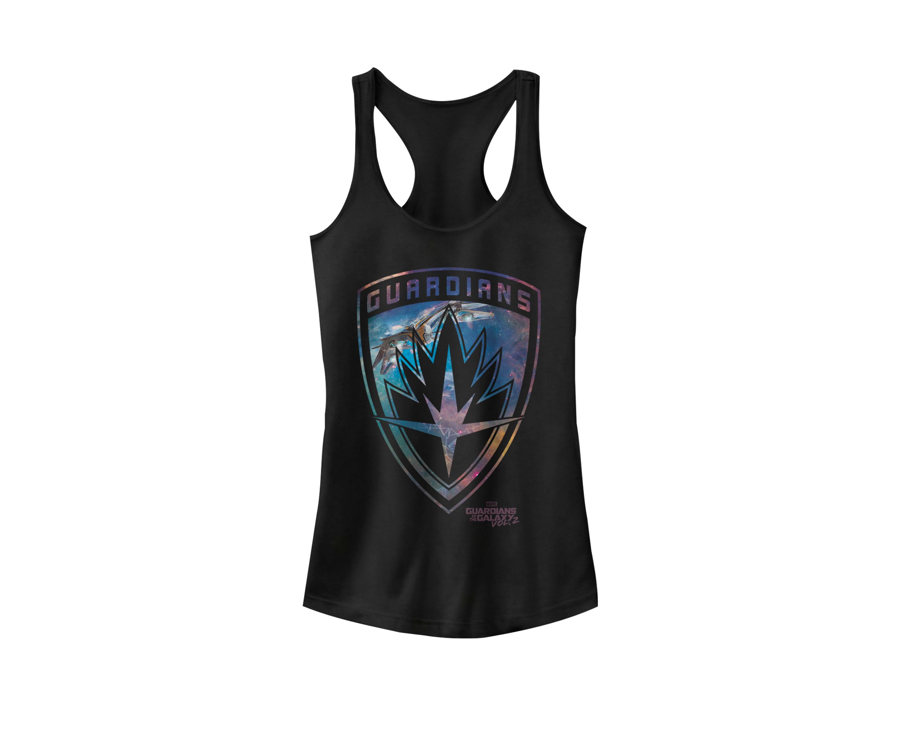Guardians of Galaxy 2 Milano Shield Racerback Tank