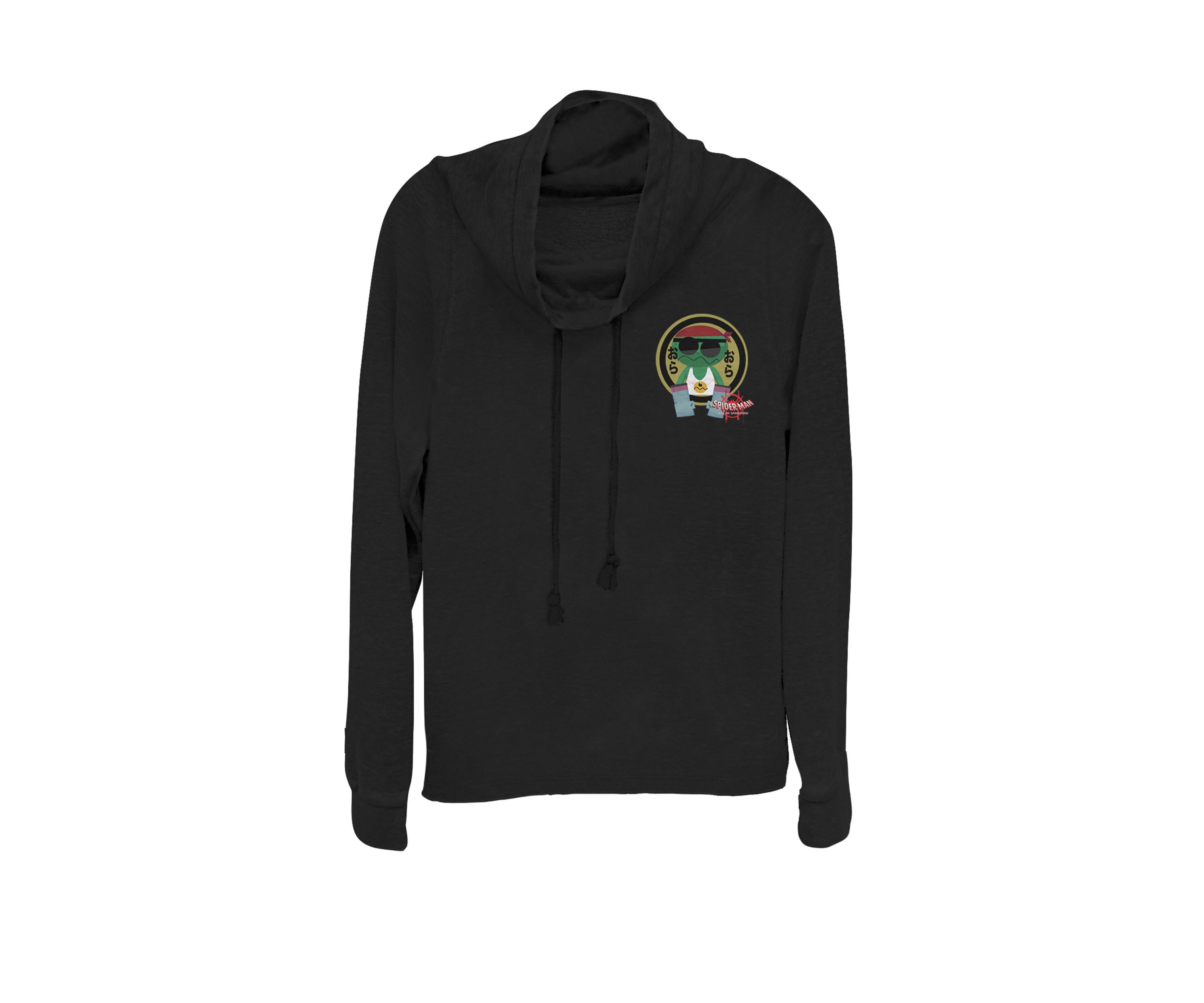 Spider-Man Spider-Verse Kappa Sticker Pocket Cowl Neck Pullover