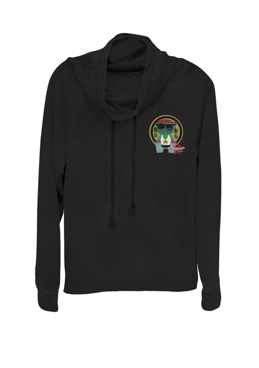 Spider-Man Spider-Verse Kappa Sticker Pocket Cowl Neck Pullover