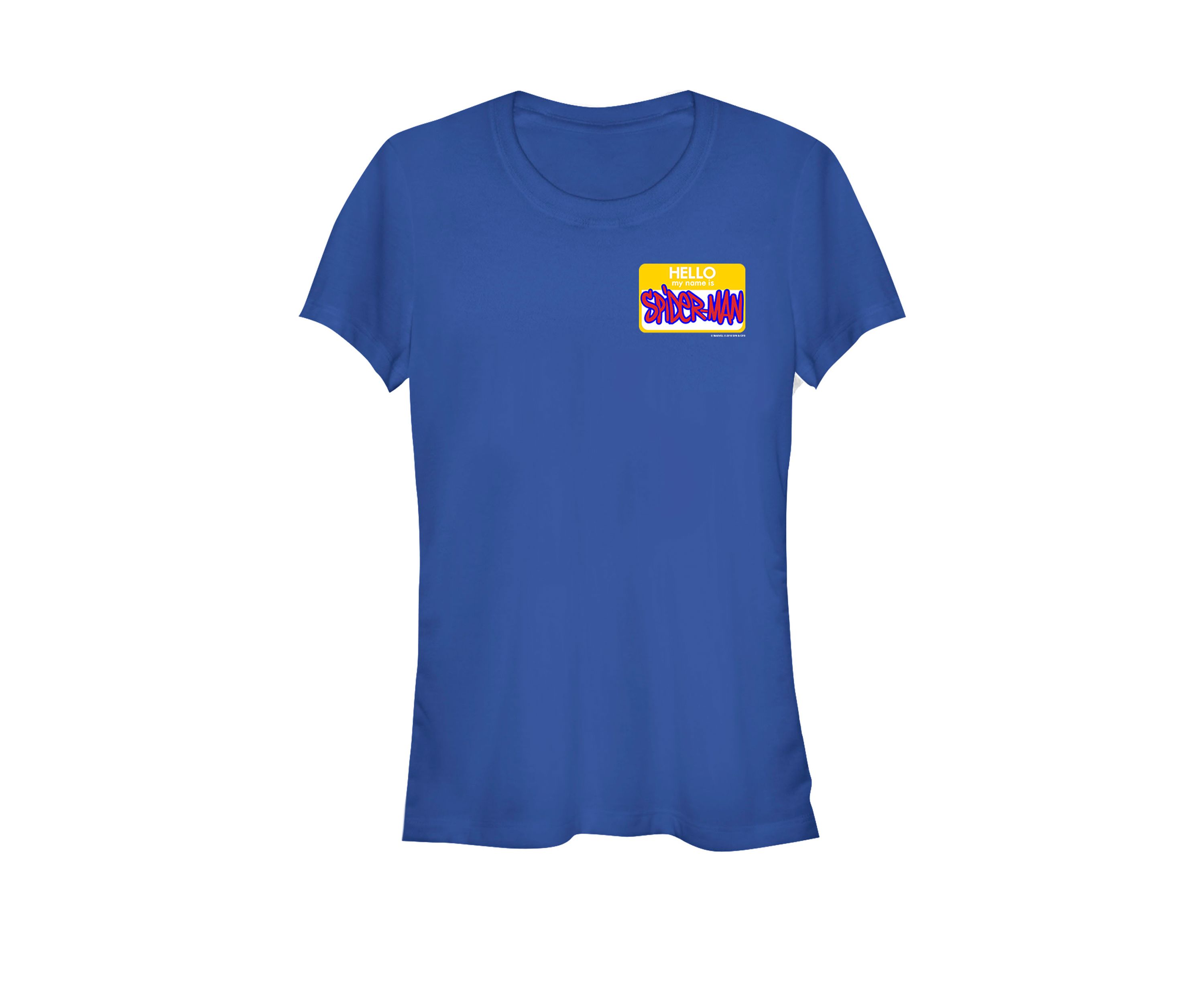 Spider-Man Spiderverse Name Tag Short Sleeve T-Shirt