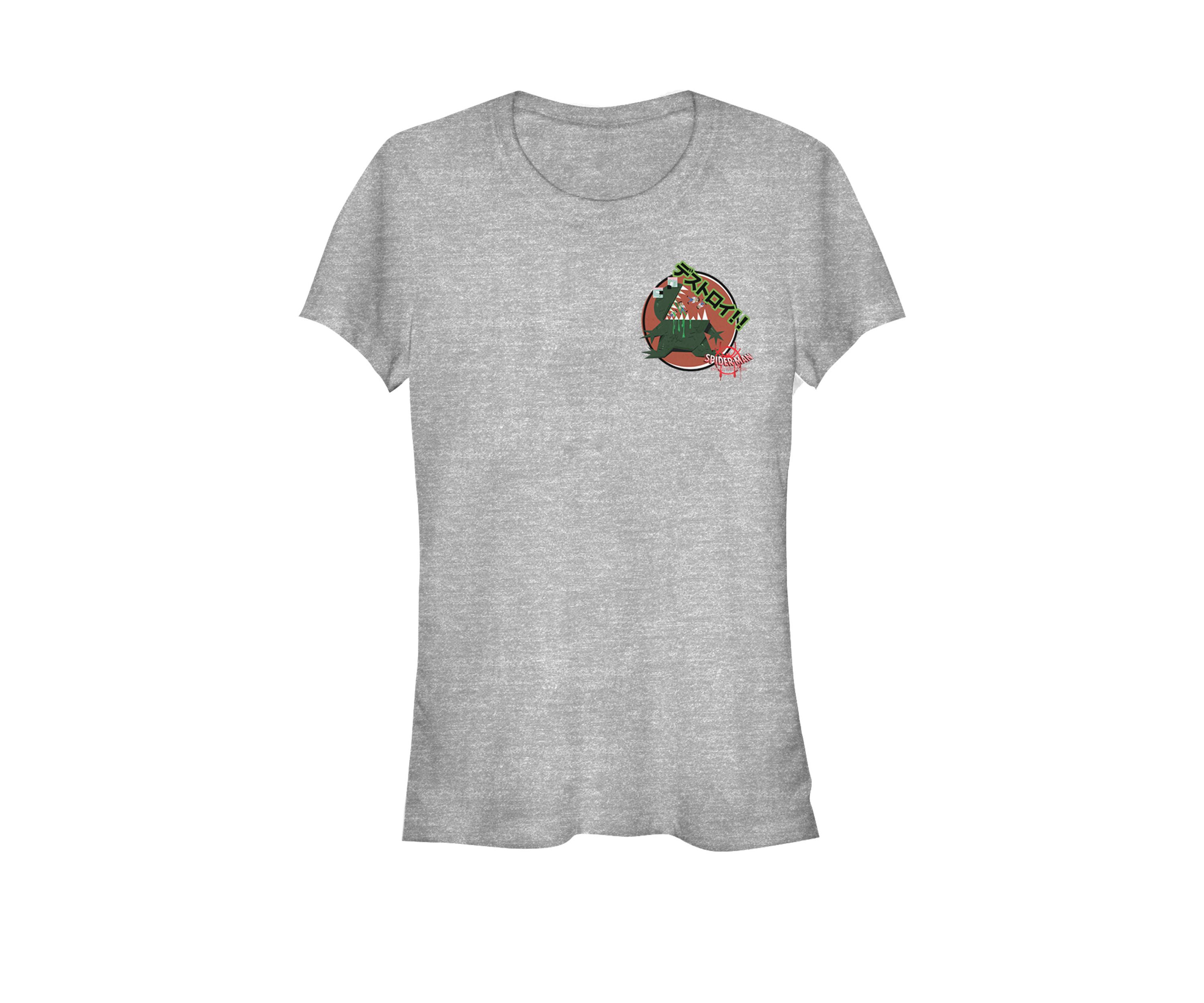 Spider-Man Spiderverse Godzilla Kanji Short Sleeve T-Shirt
