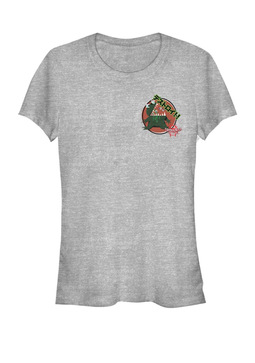 Spider-Man Spiderverse Godzilla Kanji Short Sleeve T-Shirt
