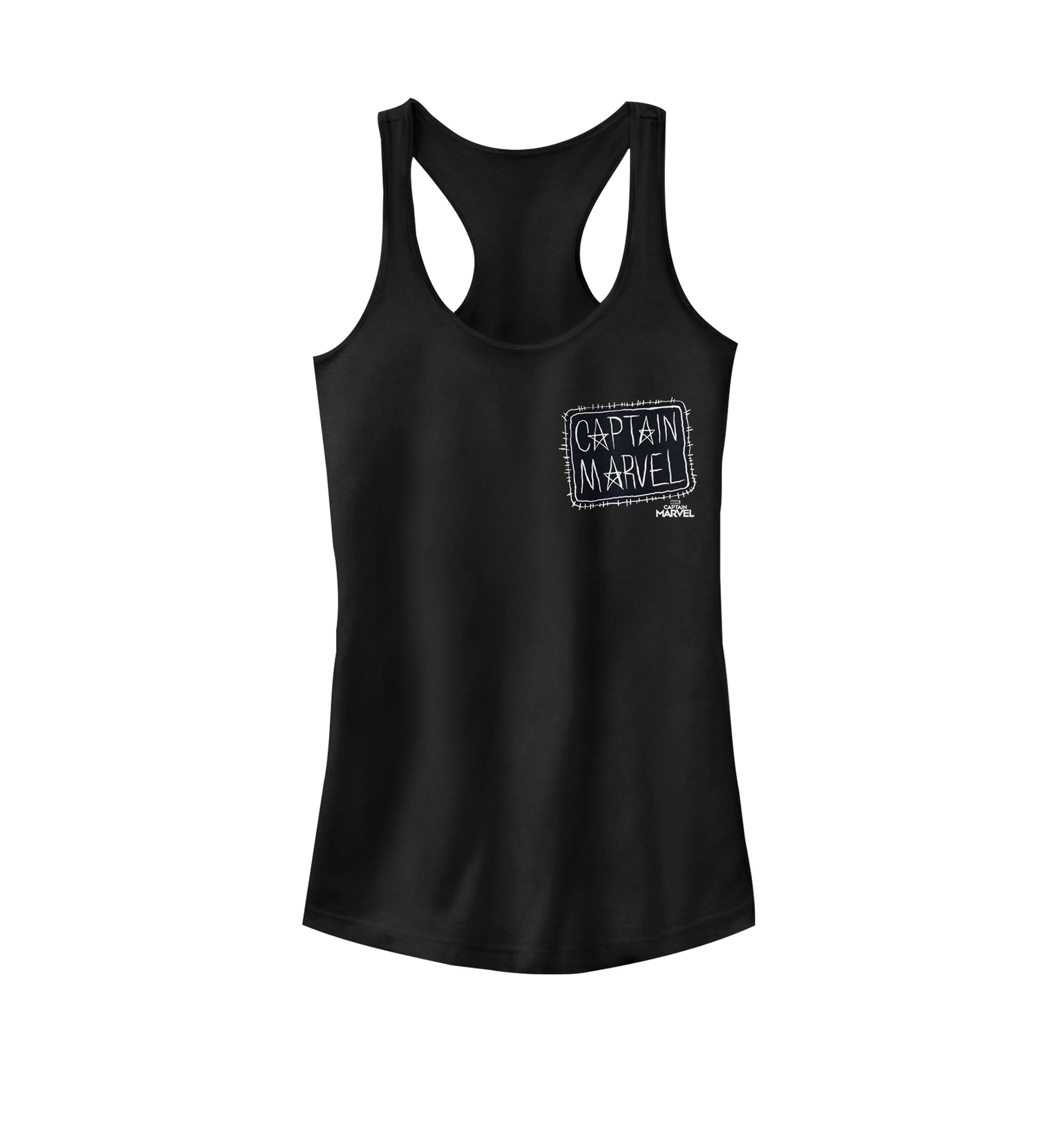 Captain Marvel™ Bold Tie Dye Movie Logo Racerback Tank