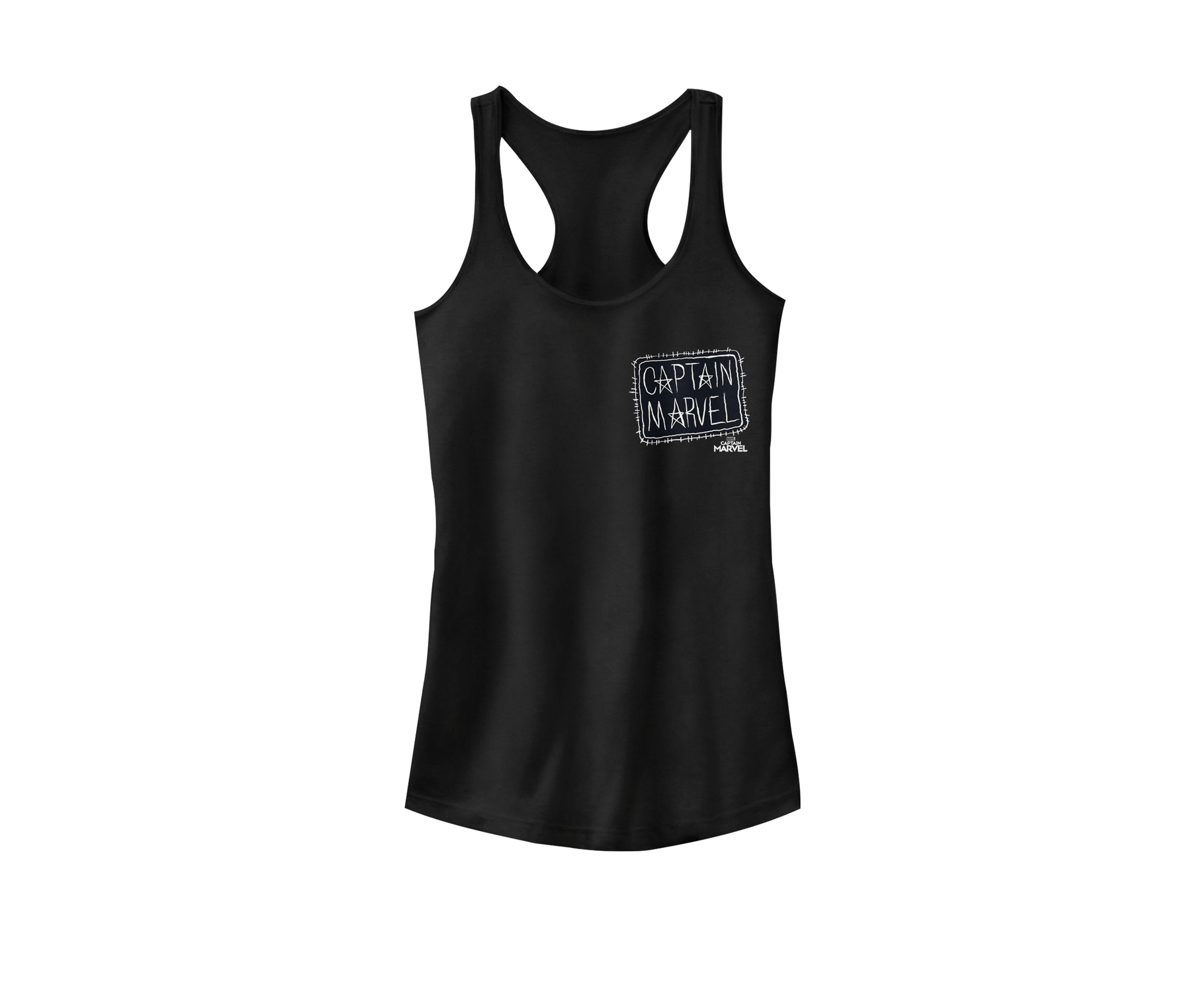 Captain Marvel™ Bold Tie Dye Movie Logo Racerback Tank