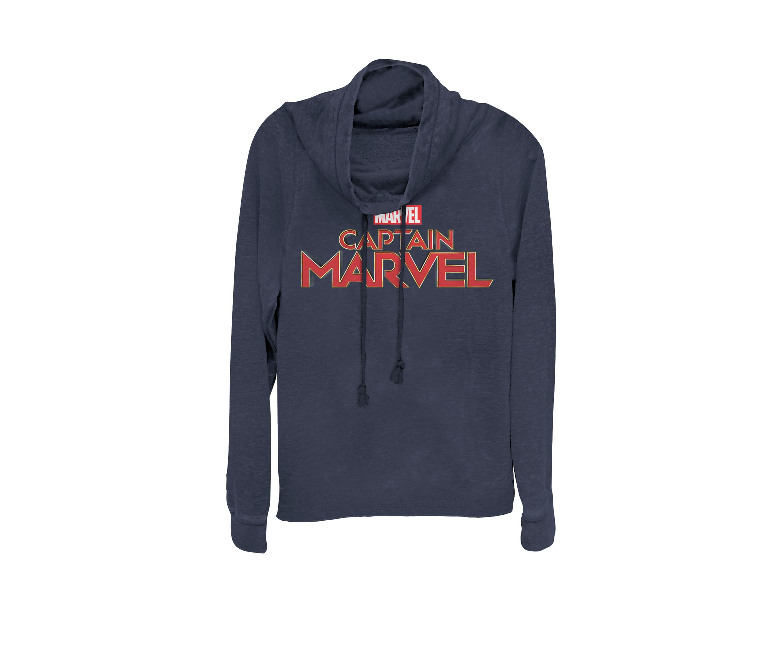 Captain Marvel™ Pocket Logo Cowl Neck Pullover