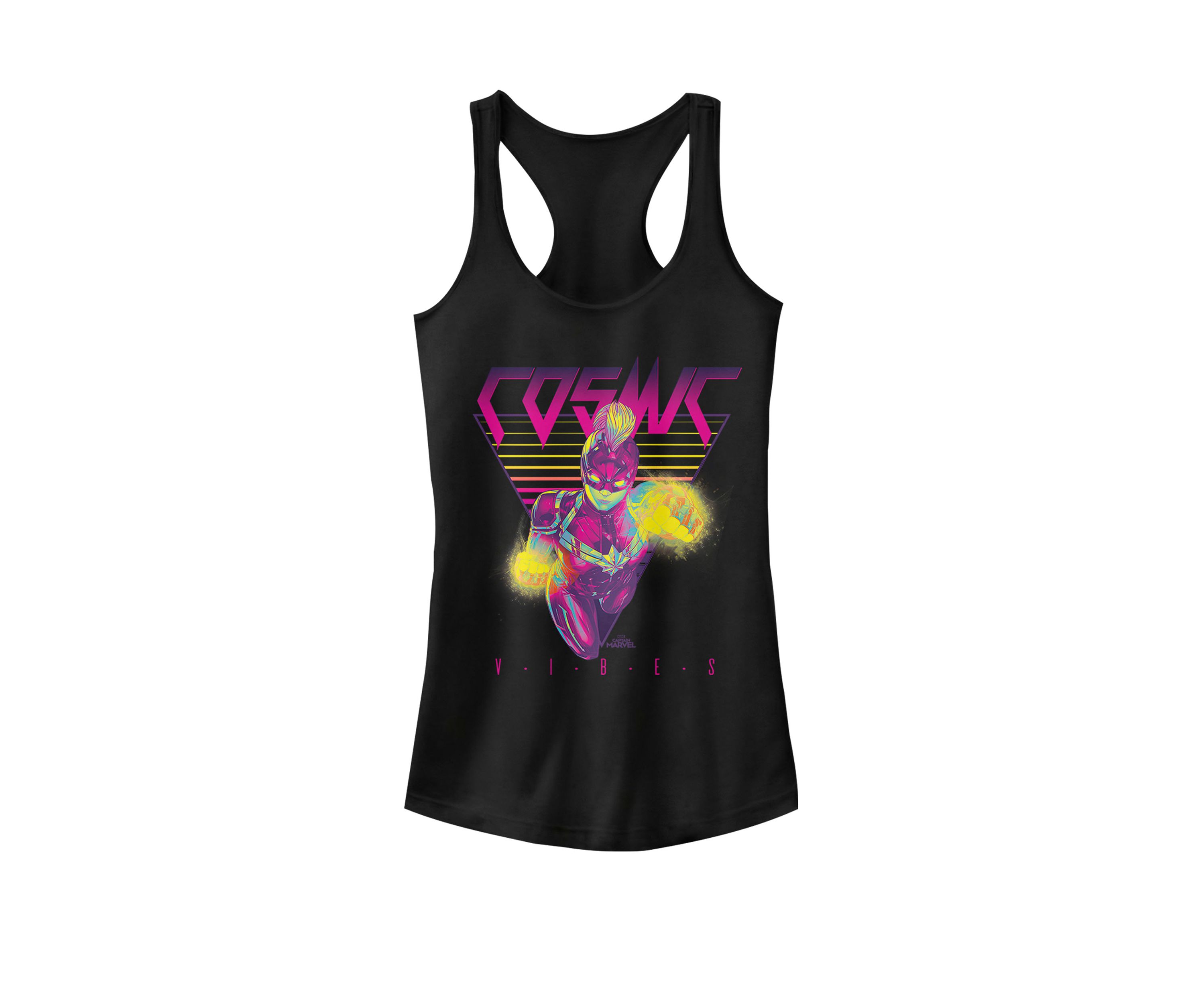 Captain Marvel™ Cosmic Vibes Retro Triangle Racerback Tank
