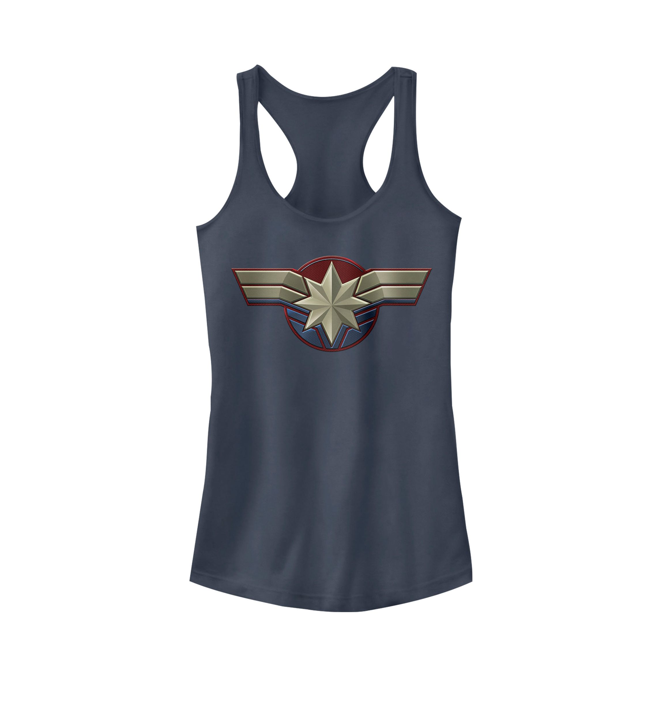 Captain Marvel™ Movie Chest Symbol Racerback Tank