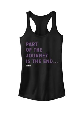 Marvel Women's Avengers Endgame Movie Quote Racerback Tank Top, Black, XXL