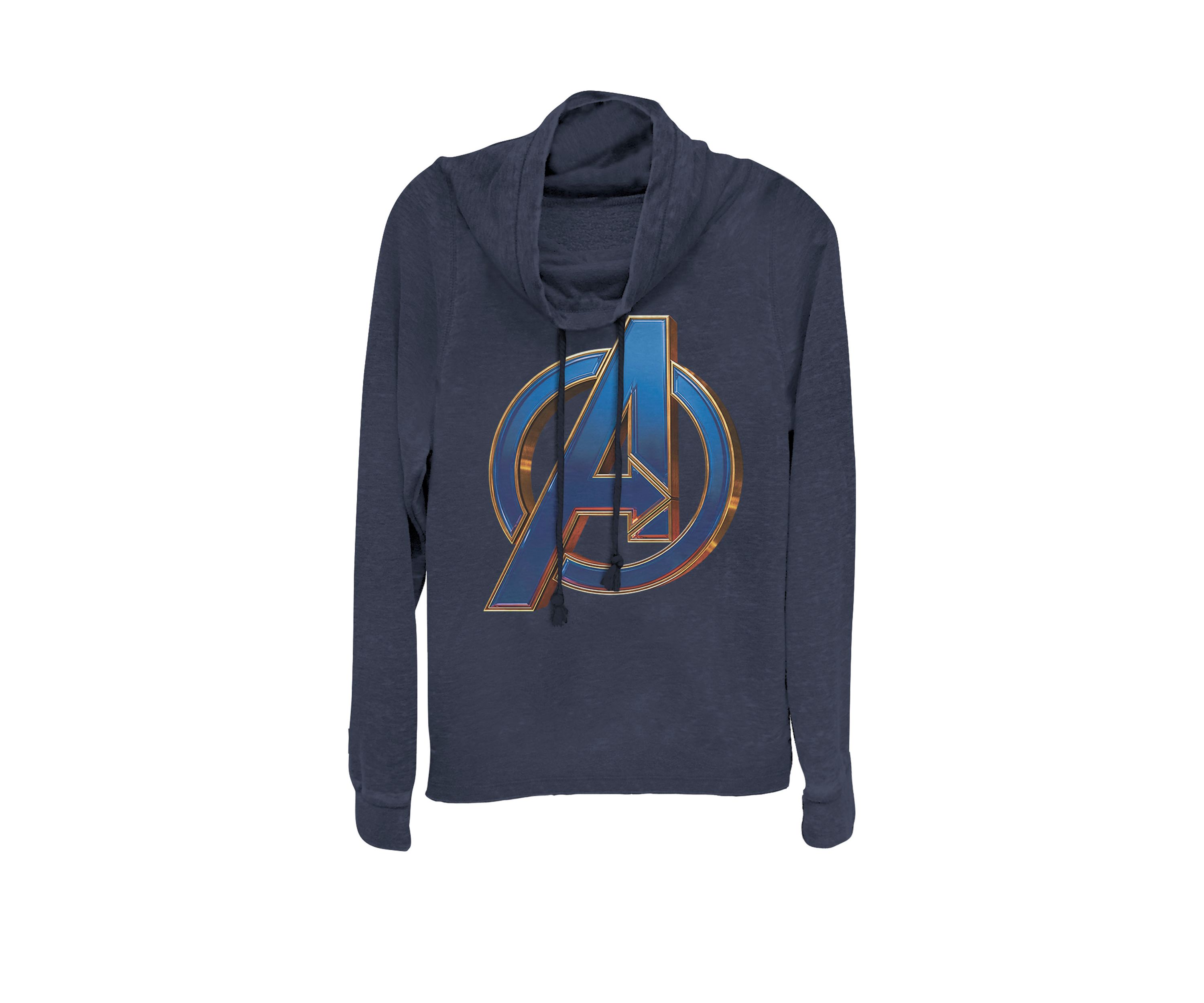 Avengers Endgame Movie Logo Cowl Neck Pullover