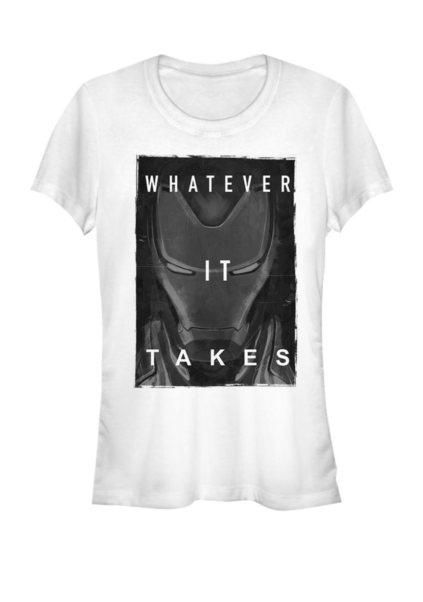 Avengers Endgame Iron Man Dark Poster Short Sleeve T-Shirt