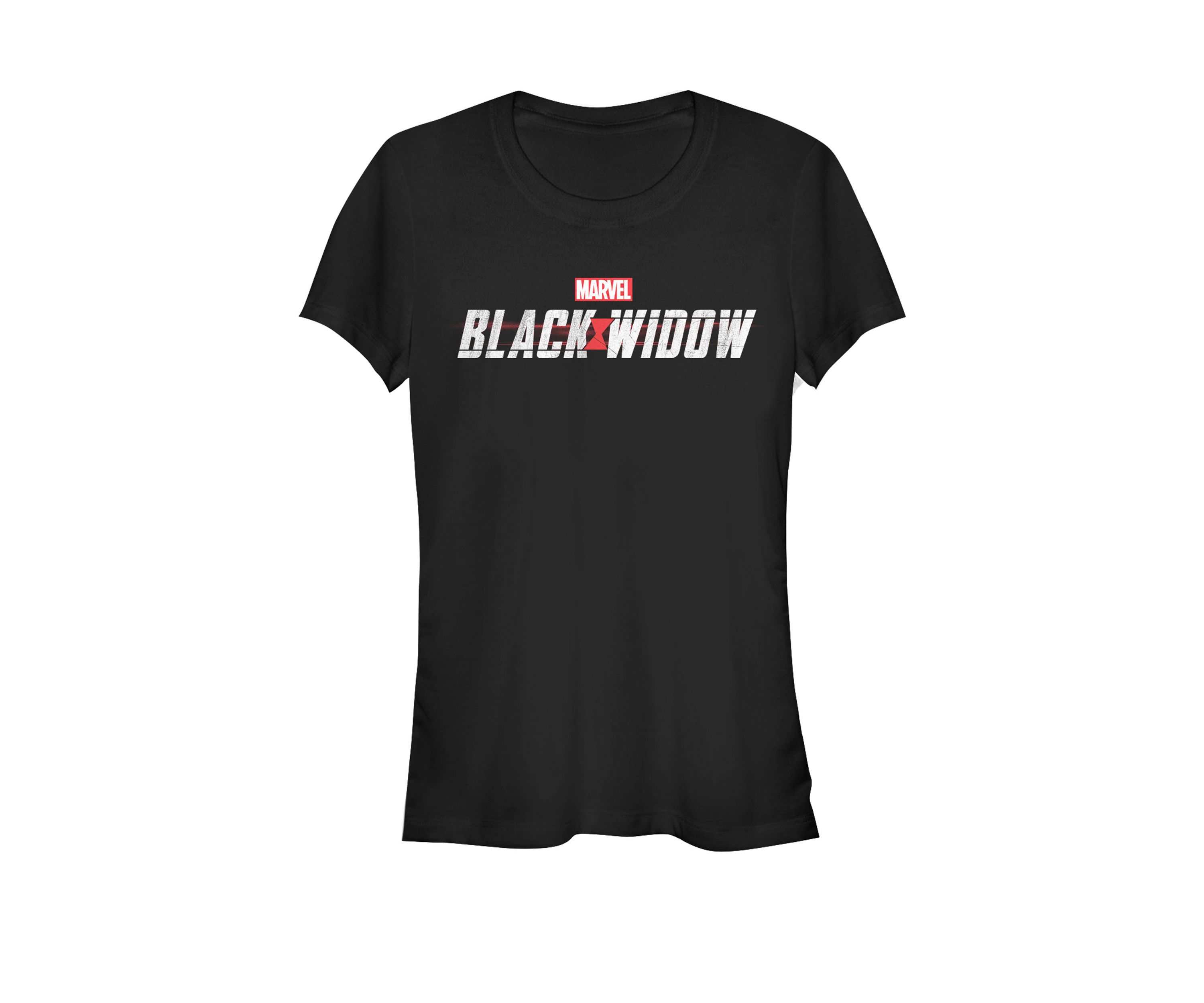 Black Widow Official Movie Logo Short Sleeve T-Shirt
