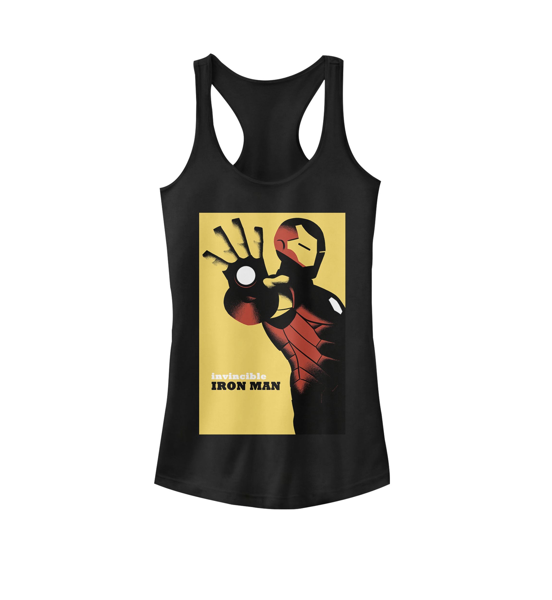 Invincible Iron Man Poster Racerback Graphic Tank