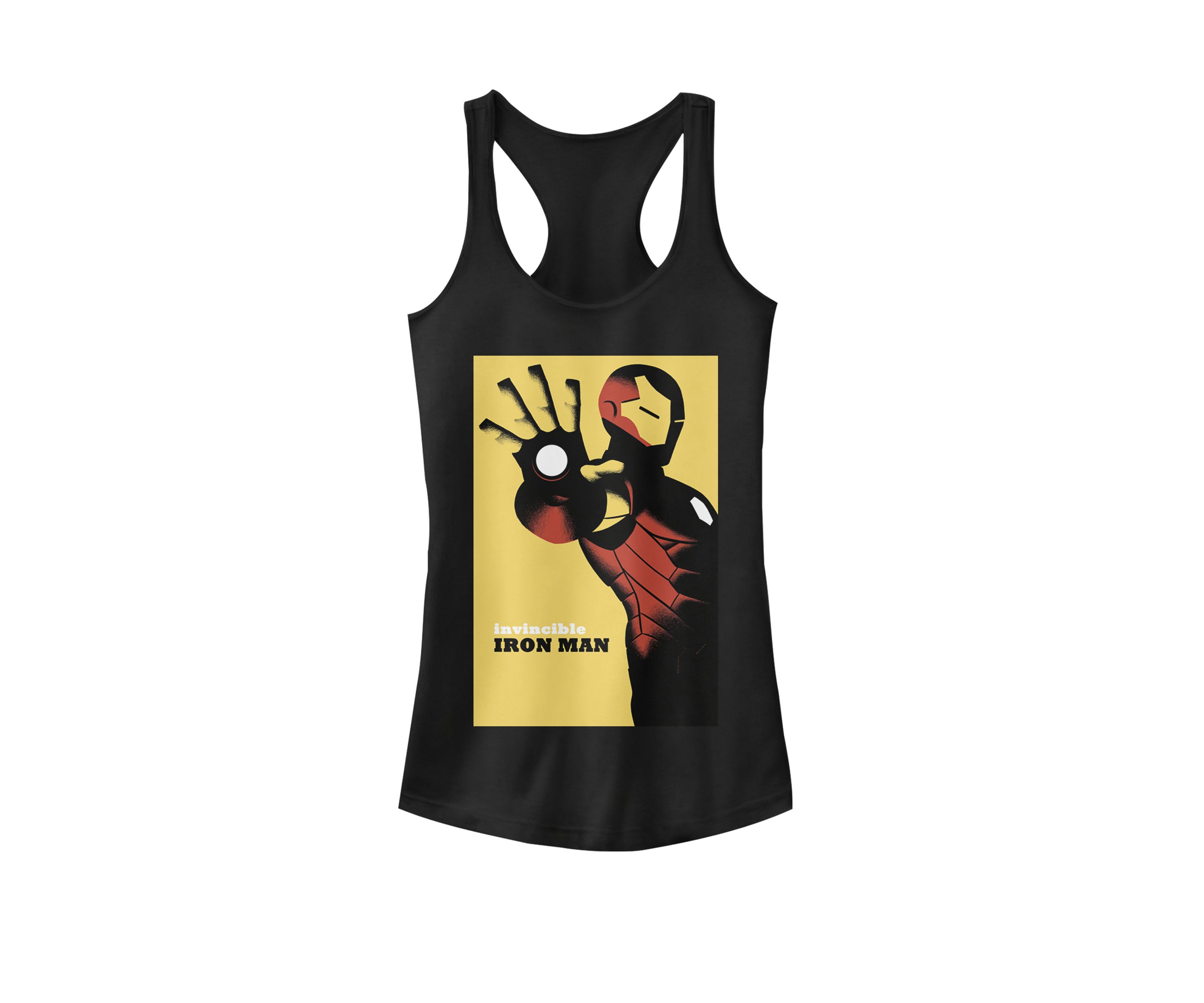 Invincible Iron Man Poster Racerback Graphic Tank