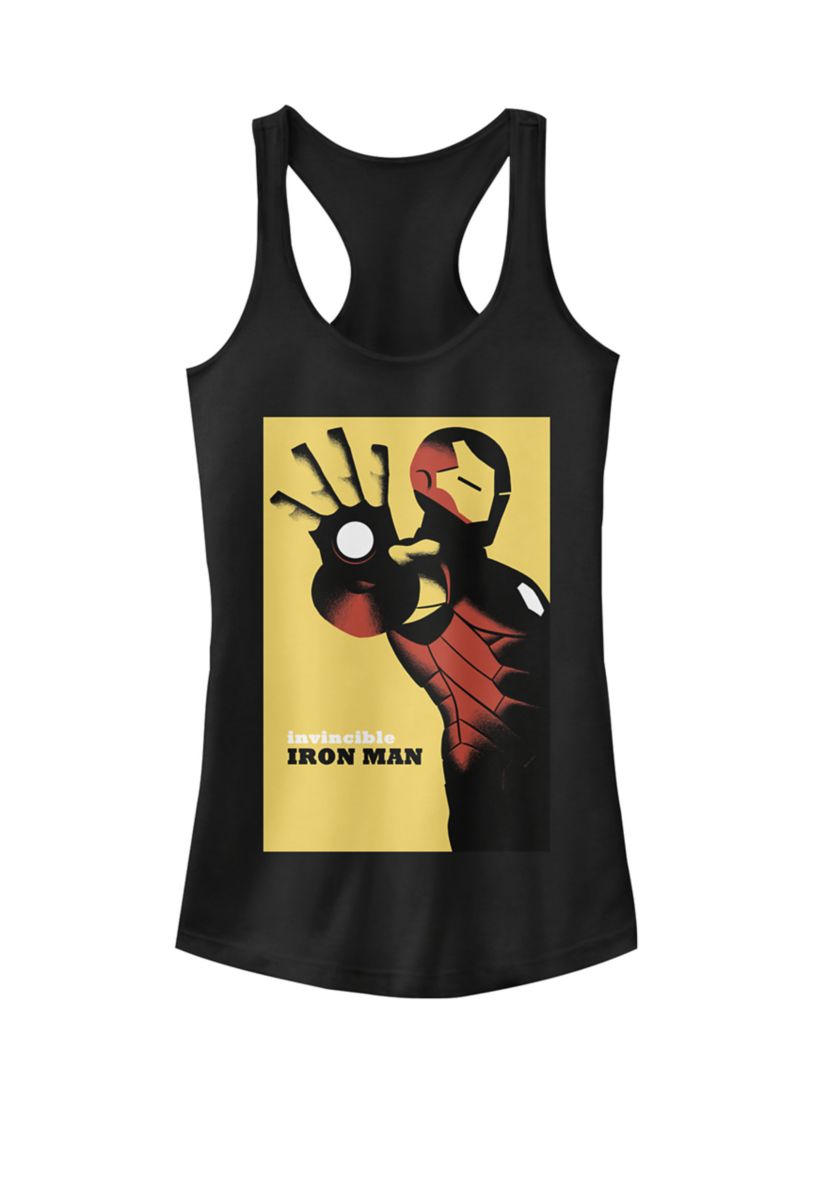 Invincible Iron Man Poster Racerback Graphic Tank