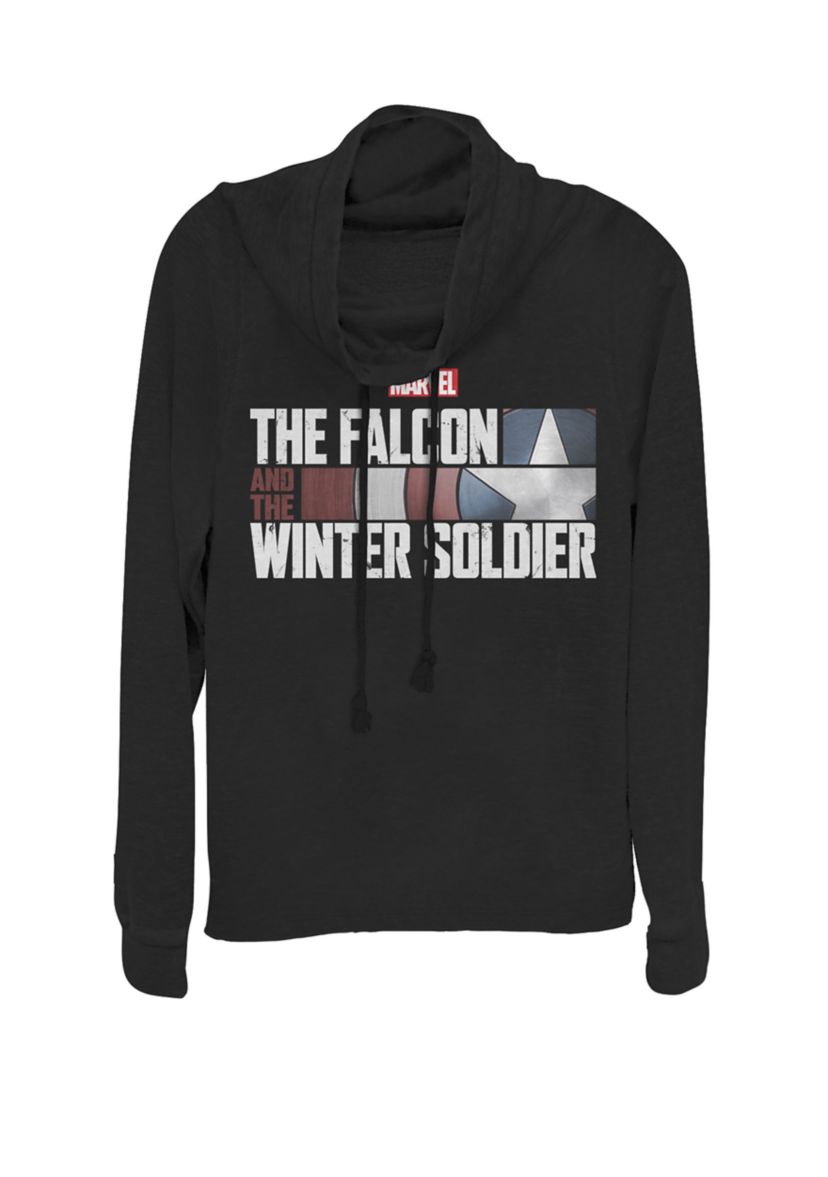 The Falcon And The Winter Soldier Shield Cowl Neck Pullover