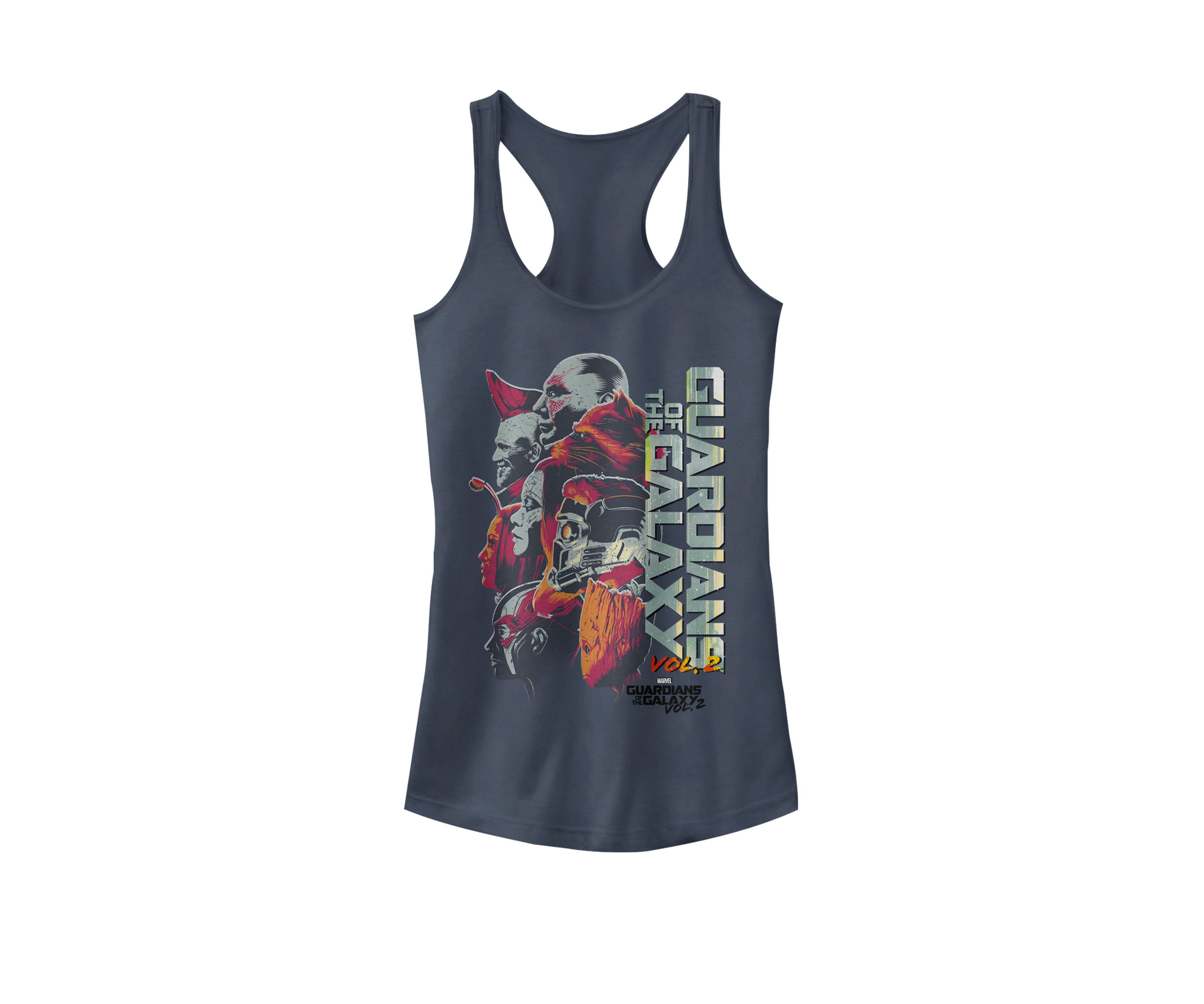 Guardians of Galaxy 2 Team Profile Racerback Tank