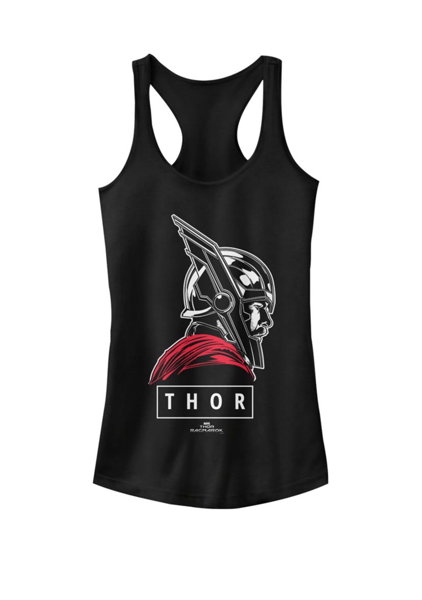 Thor Ragnarok God of Tonal Street View Racerback Tank