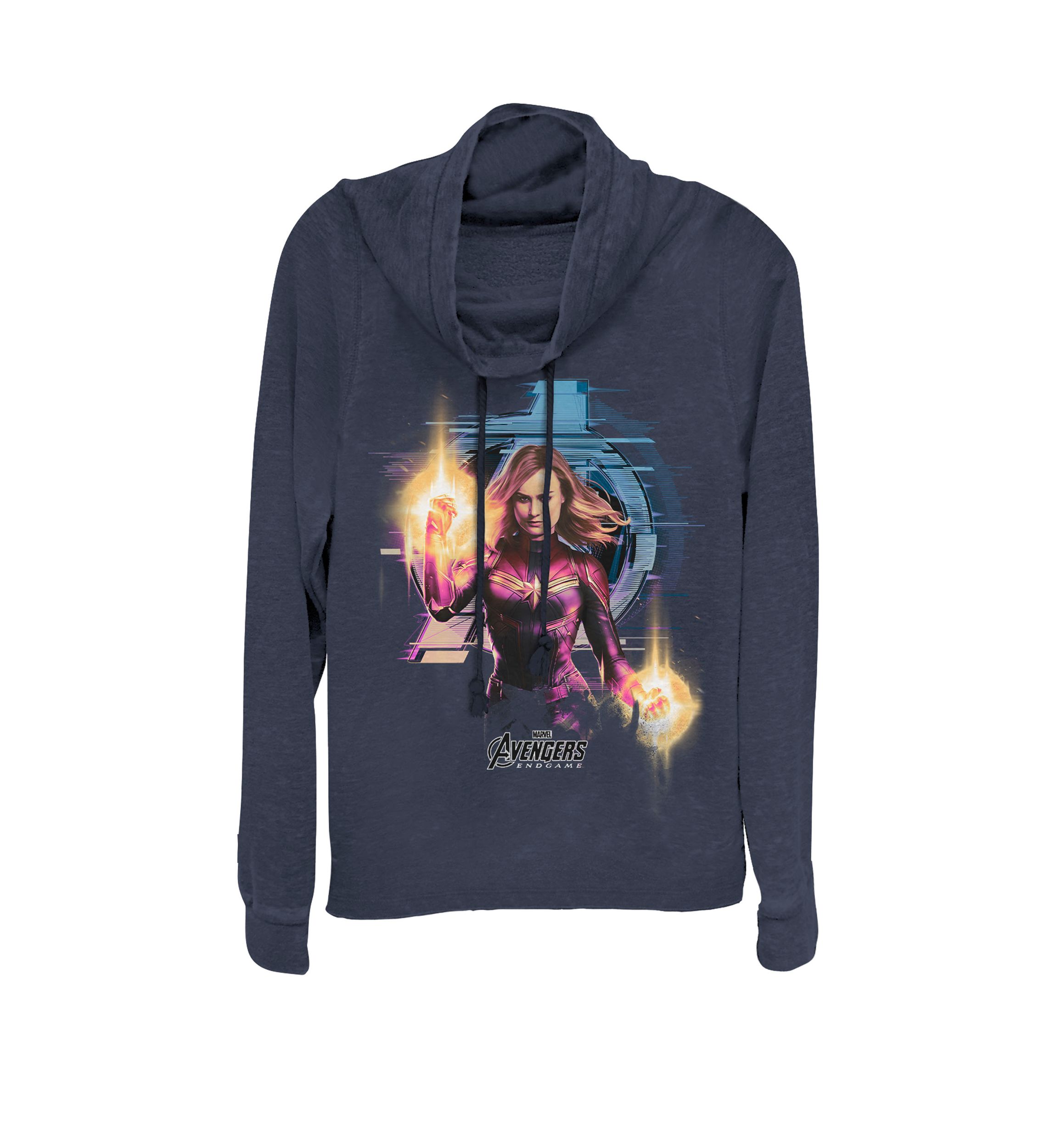 Avengers Endgame Captain Marvel™ Portrait Cowl Neck Graphic Pullover