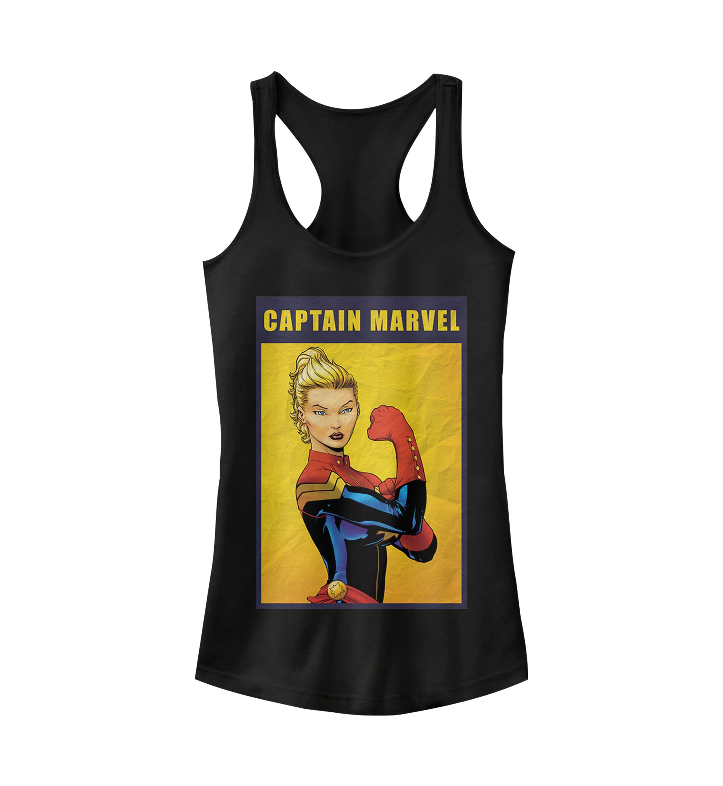 Captain Marvel The Riveter Graphic Tank