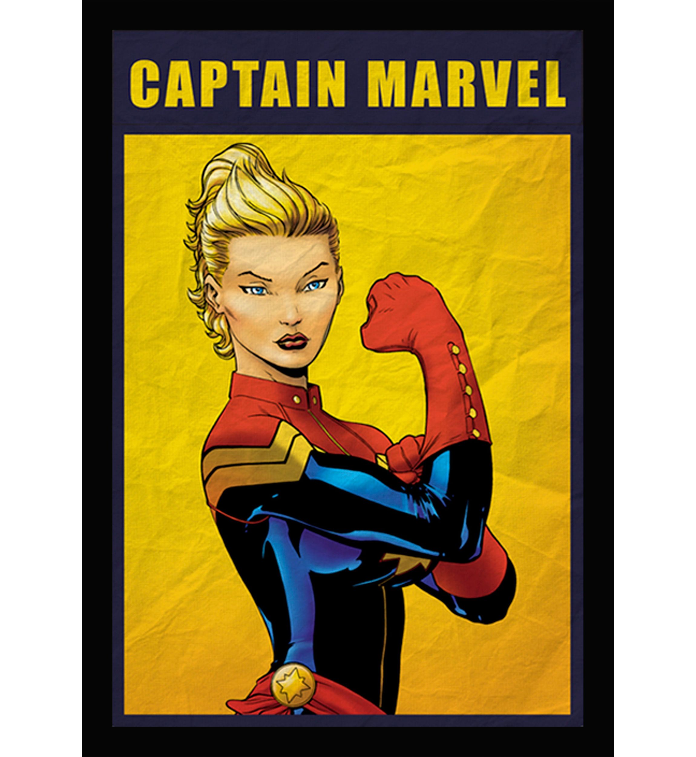 Captain Marvel The Riveter Graphic Tank
