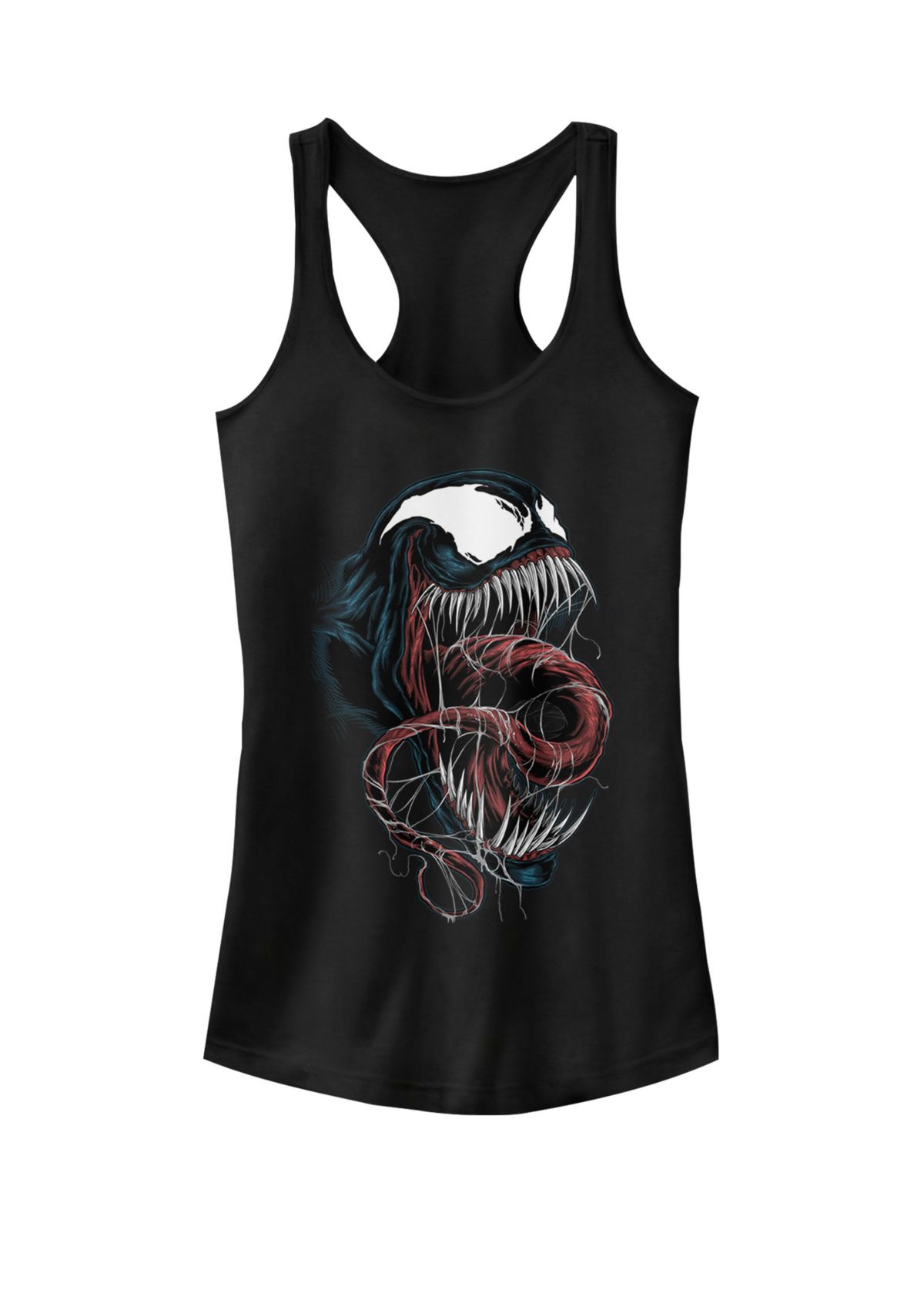 Spider-Man Venom Close-Up Graphic Racerback Tank