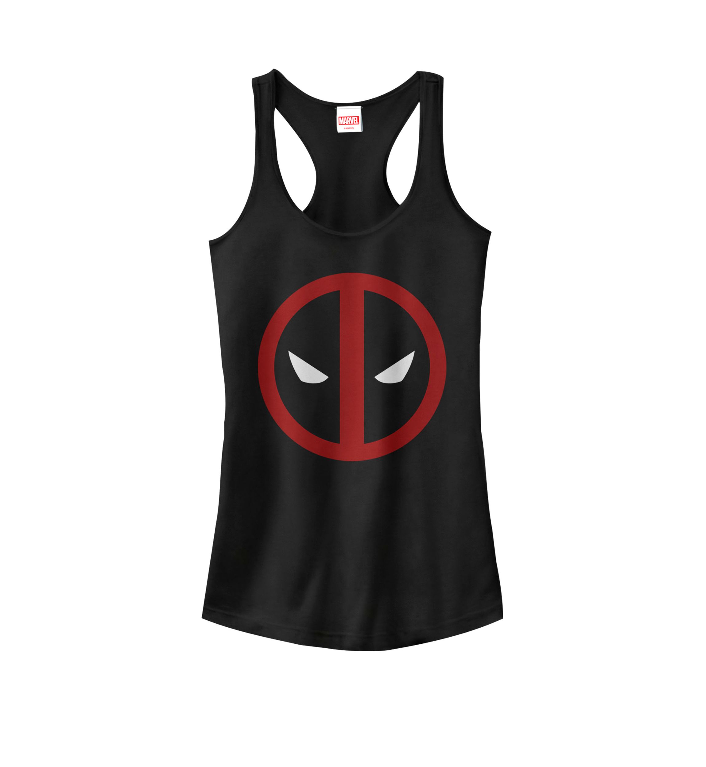 Deadpool Mask Classic Graphic Racerback Tank