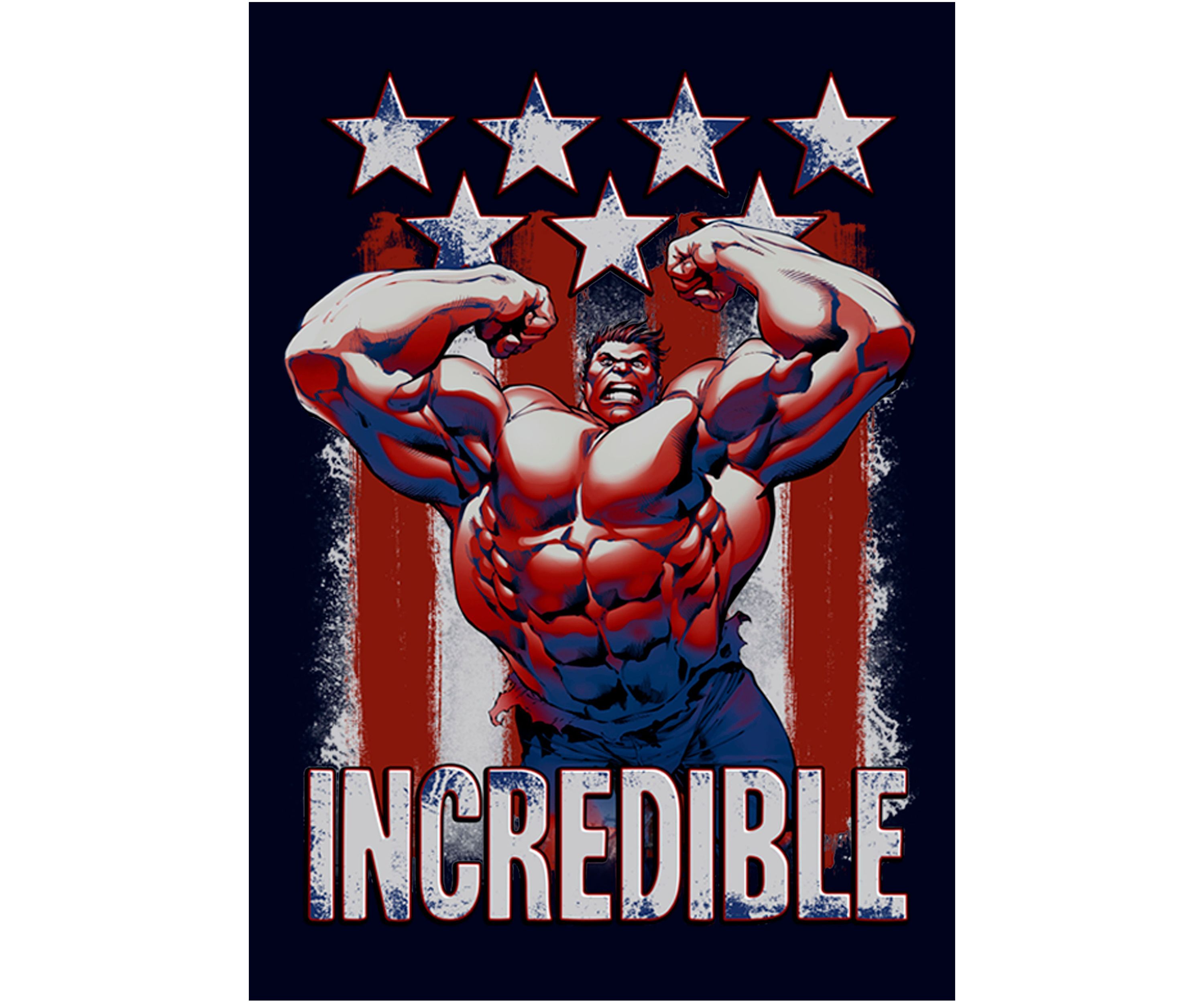 Hulk Flag Graphic T-Shirt