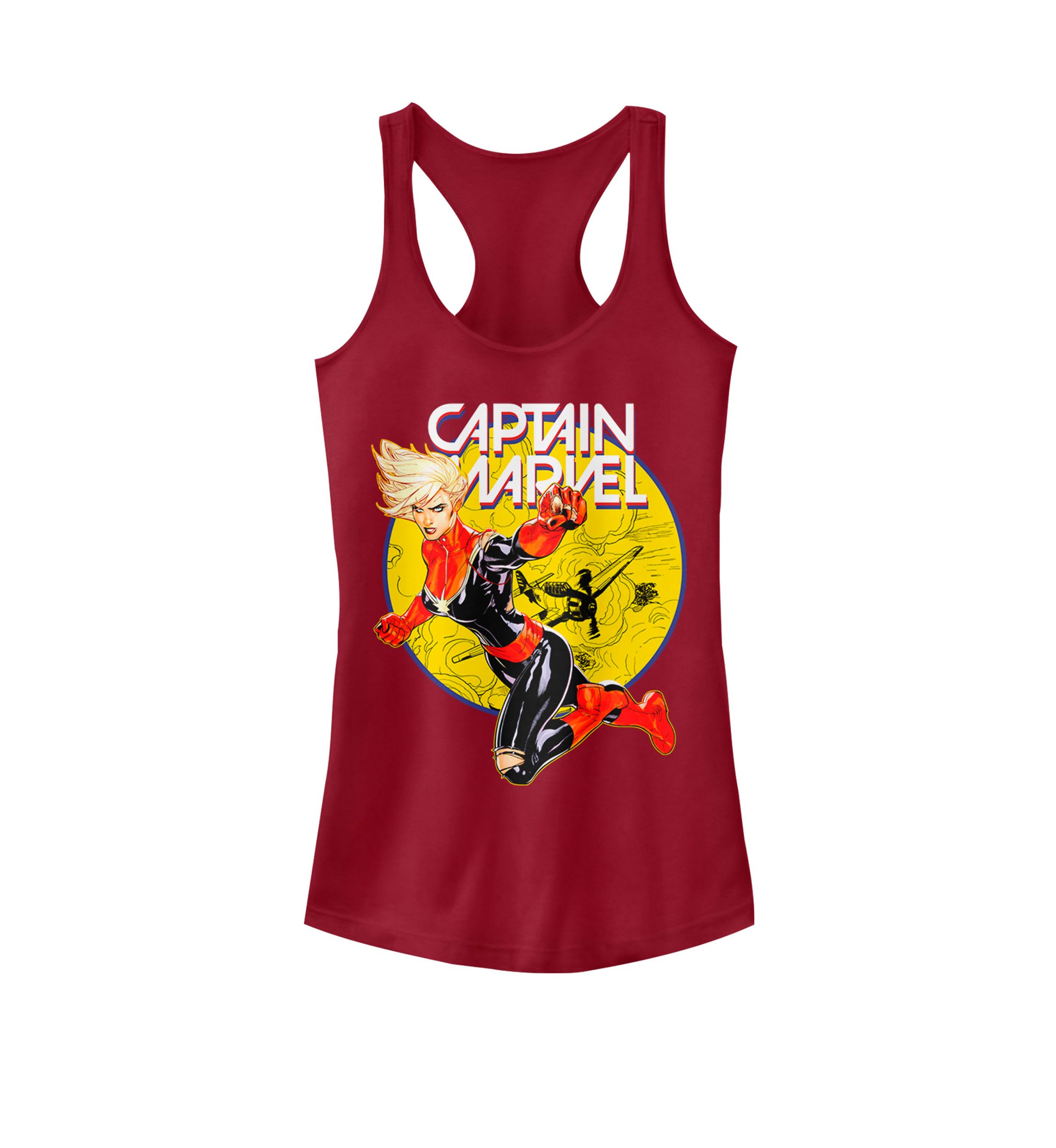 Captain Marvel™ Earths Mightiest Hero Graphic Racerback Tank