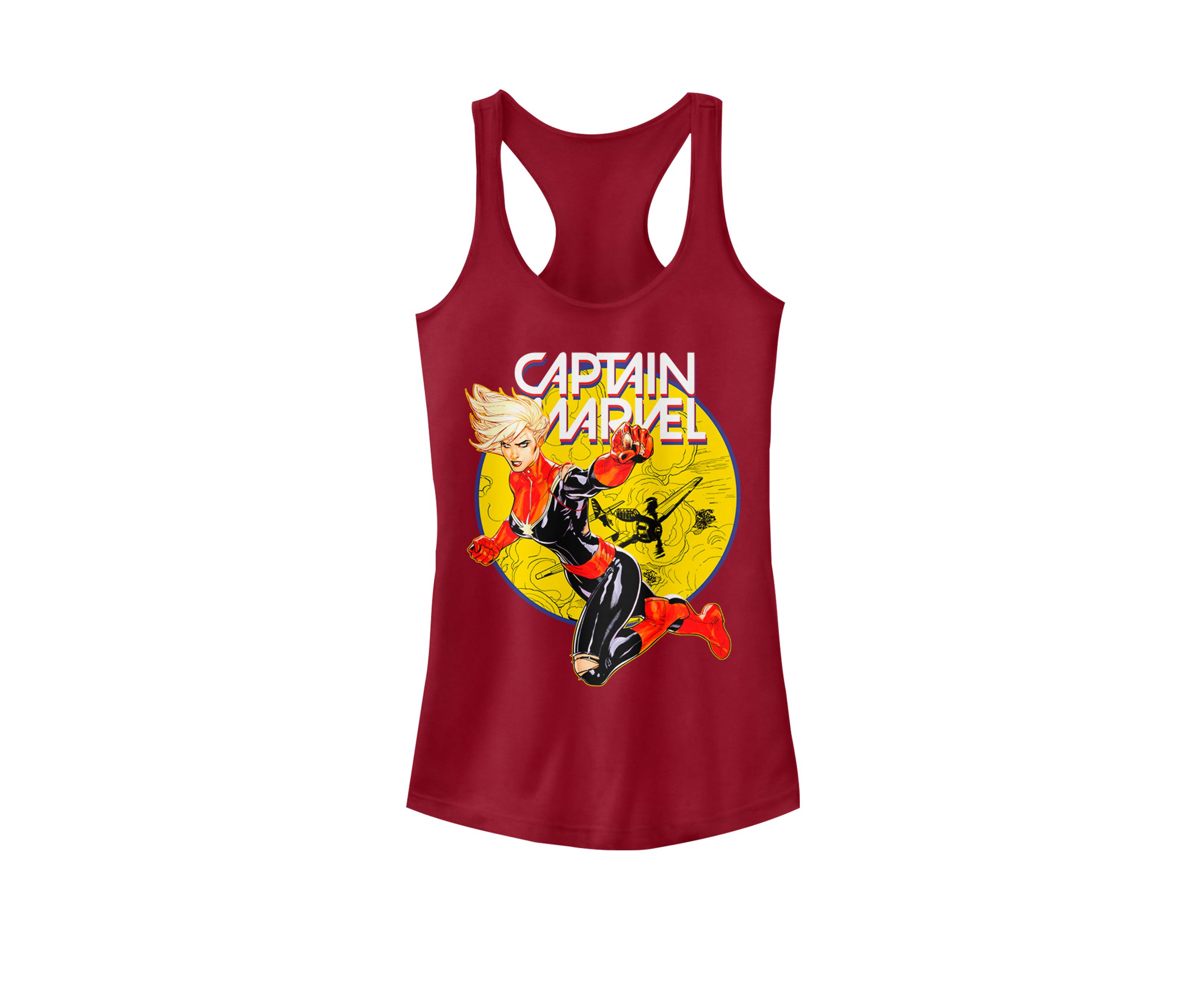 Captain Marvel™ Earths Mightiest Hero Graphic Racerback Tank