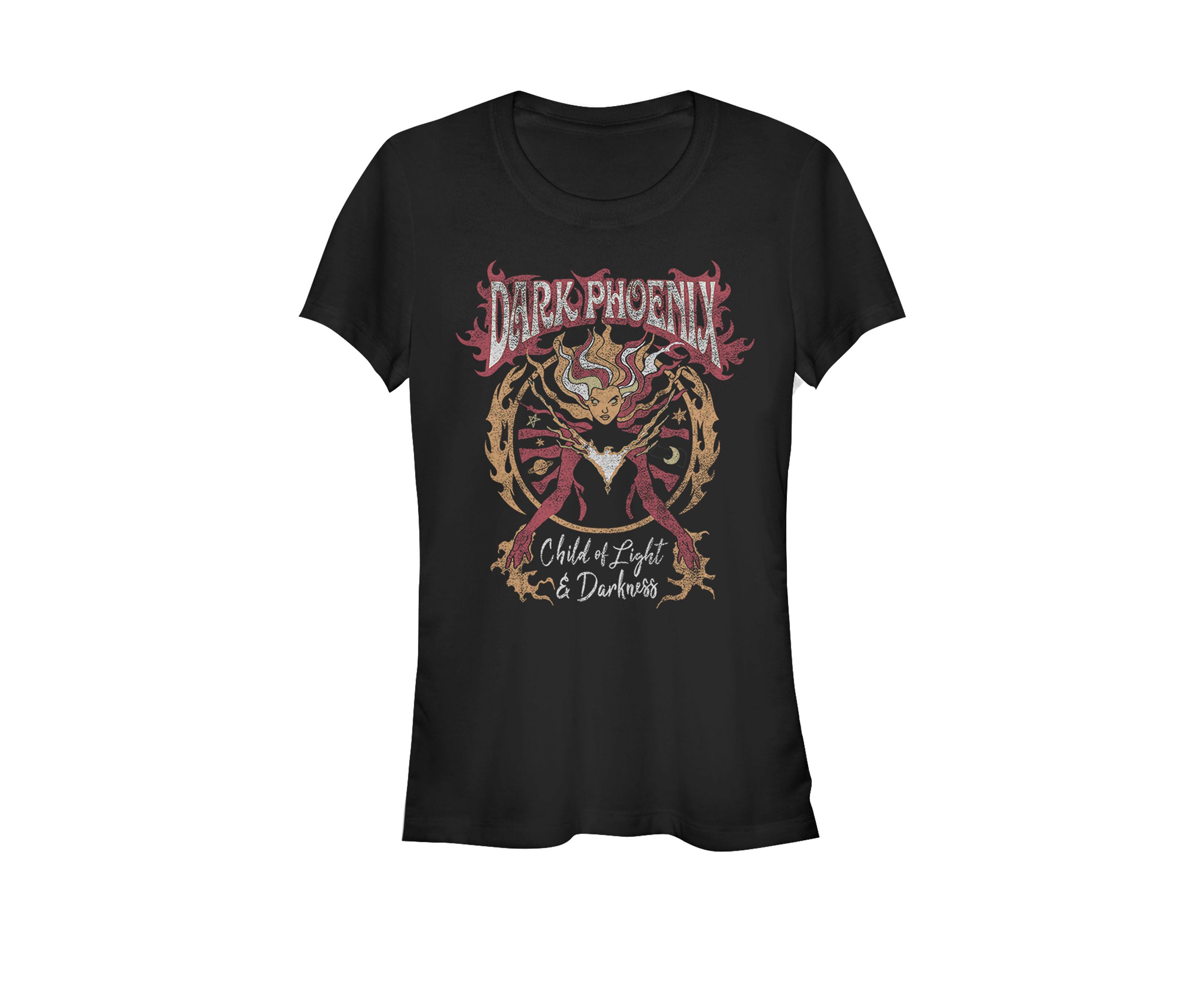 X-Men Dark Phoenix Light & Darkness Retro Short Sleeve Graphic T-Shirt