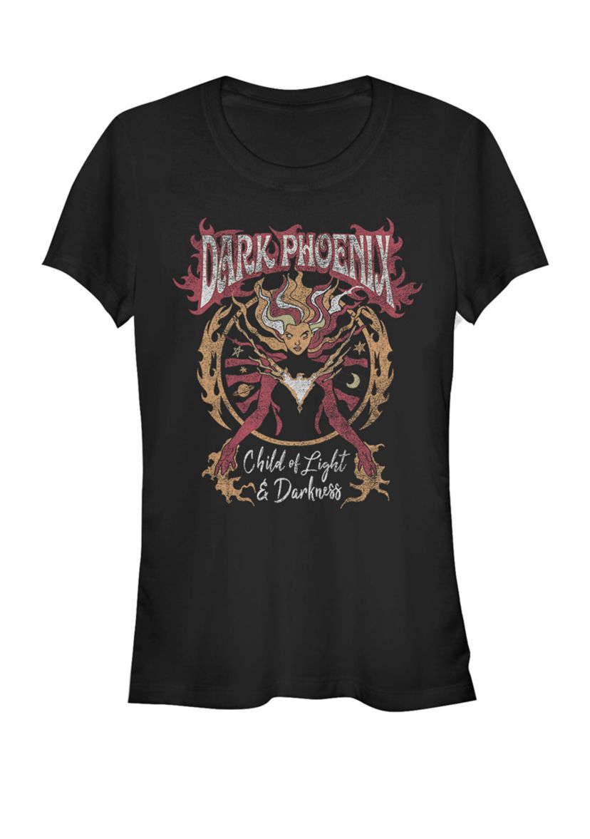 X-Men Dark Phoenix Light & Darkness Retro Short Sleeve Graphic T-Shirt