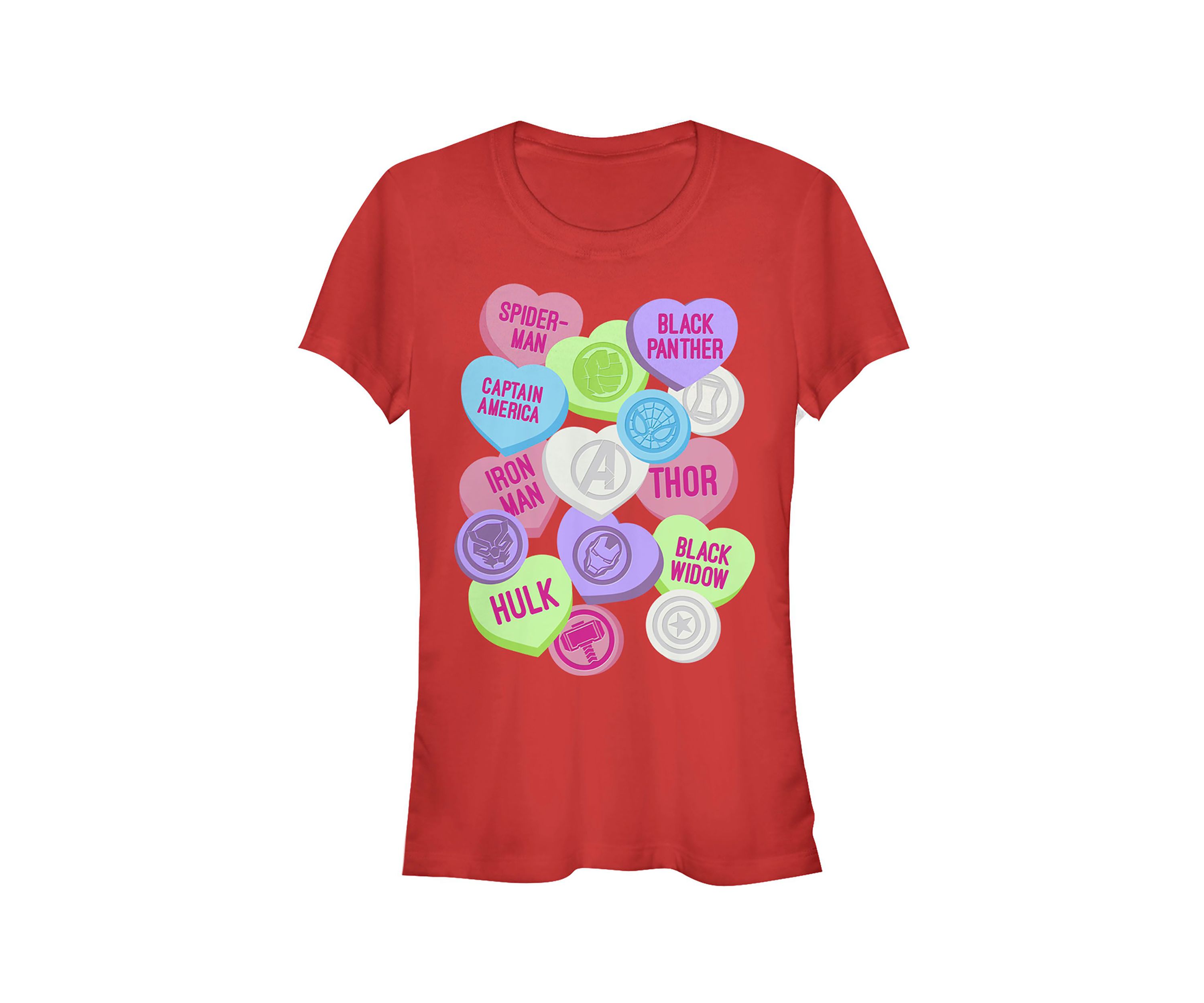 Candy Icons Marvel Graphic T-shirt