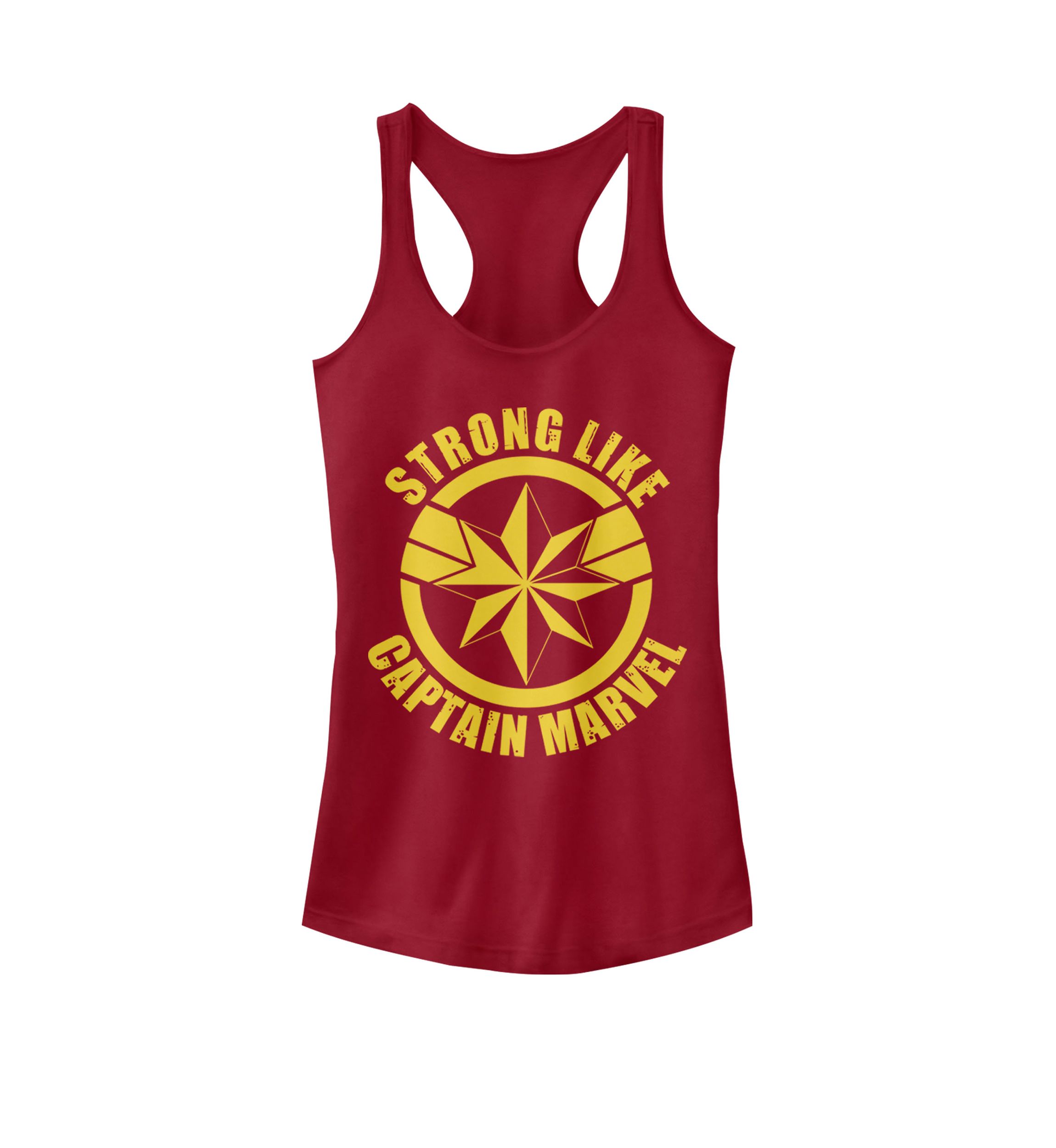 Strong Like Captain Marvel™ Logo Graphic Racerback Tank