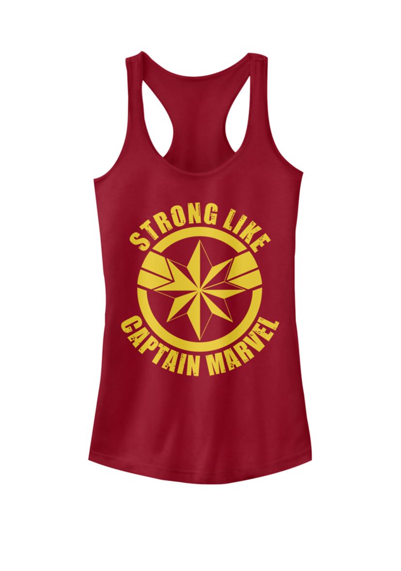 Strong Like Captain Marvel™ Logo Graphic Racerback Tank