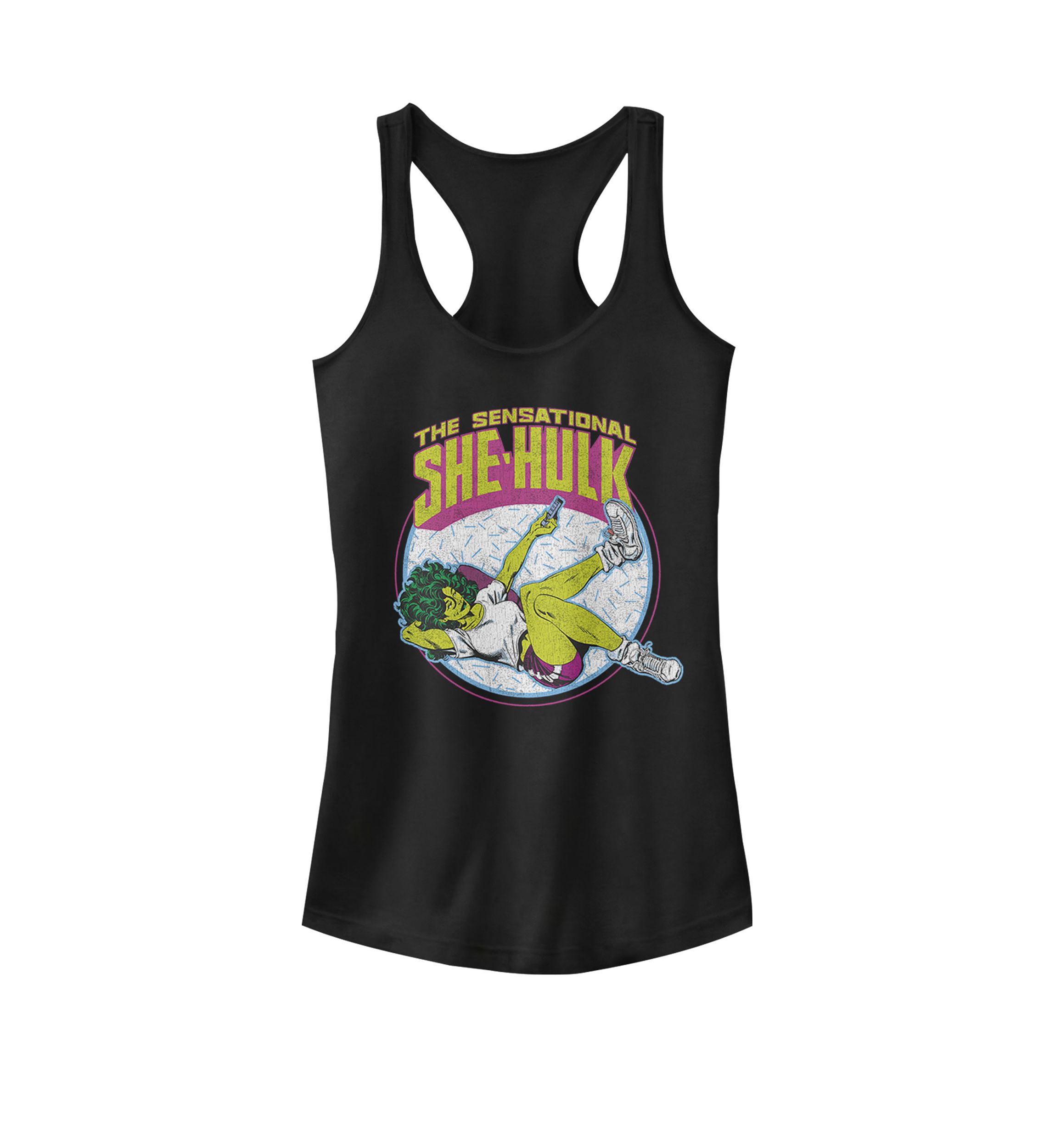 Sensational She-Hulk Racerback Graphic Tank