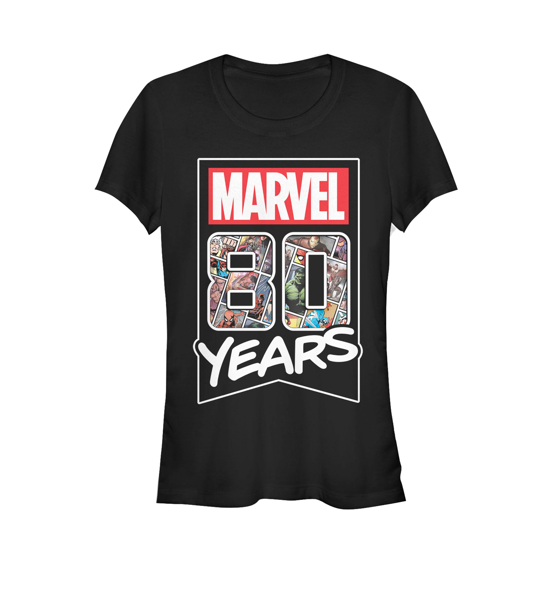 80 Years Anniversary Short Sleeve Graphic T-Shirt