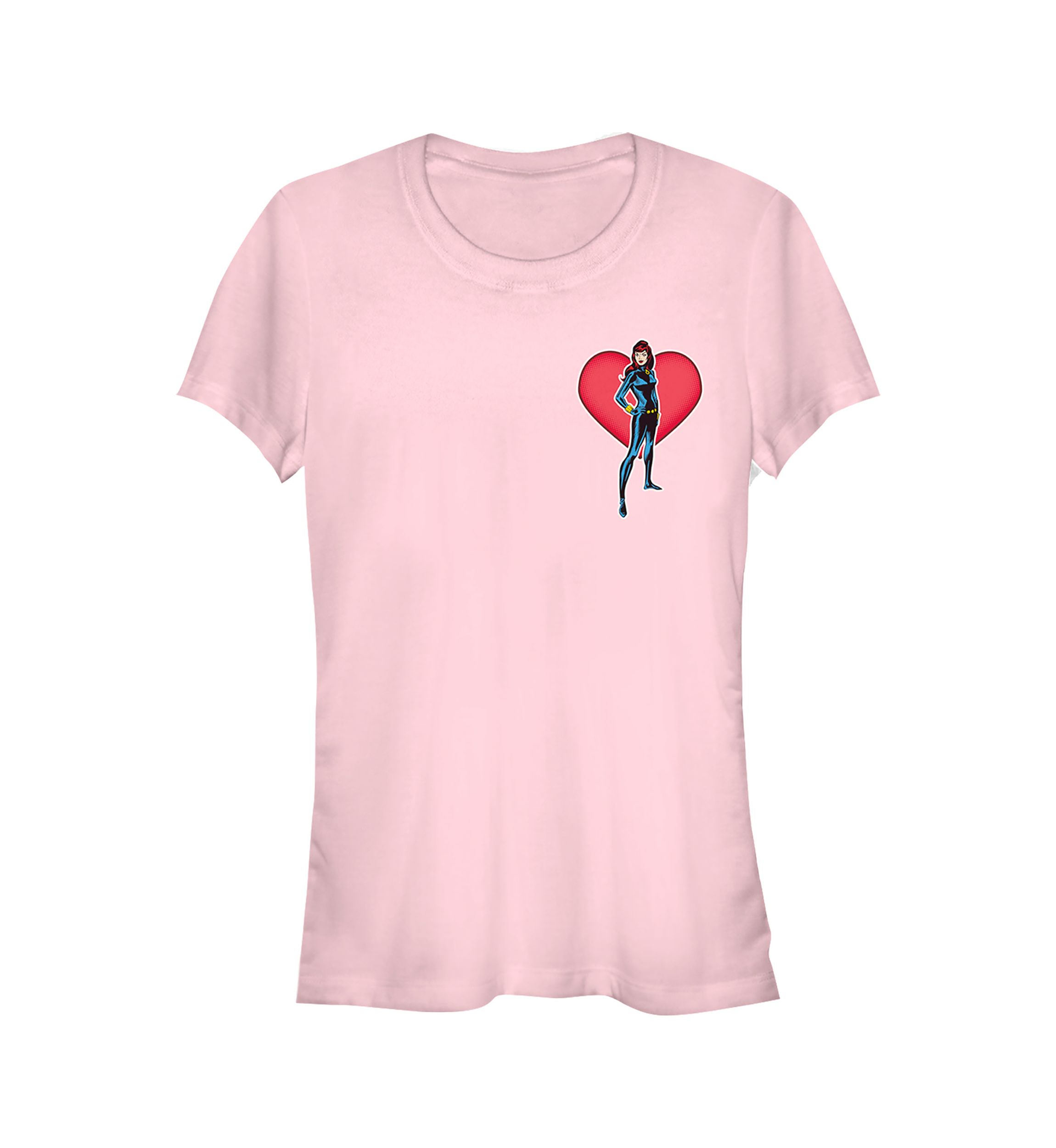 Juniors  Black Widow Heart T-Shirt