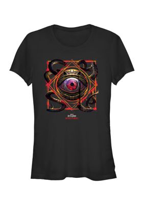 Marvel Women's Eyeball Spell Graphic T-Shirt, Black, XL