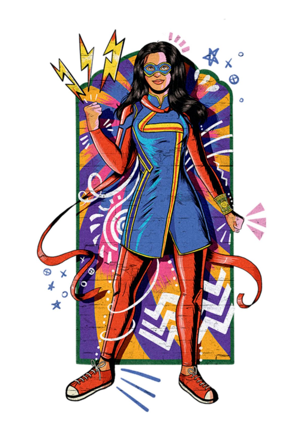 Sketchy Kamala Graphic T-Shirt