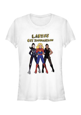 Tom and Jerry Ladies Get Info Graphic T-Shirt