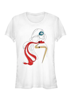 Tom and Jerry Women's Continuous Line Ms. Marvel Graphic T-Shirt