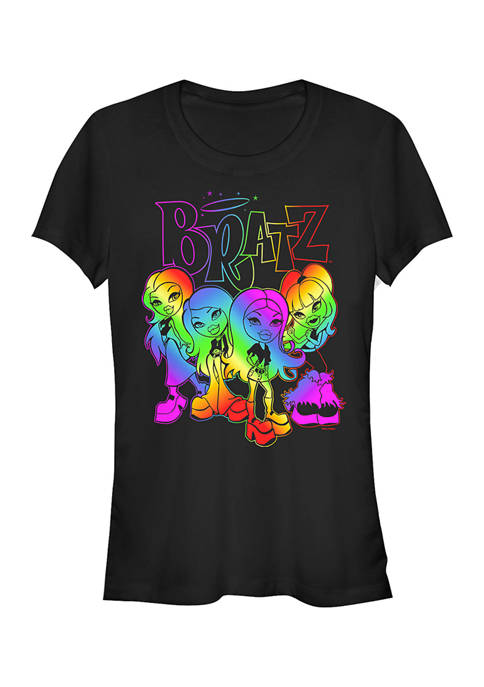 Juniors Rainbow Graphic T-Shirt
