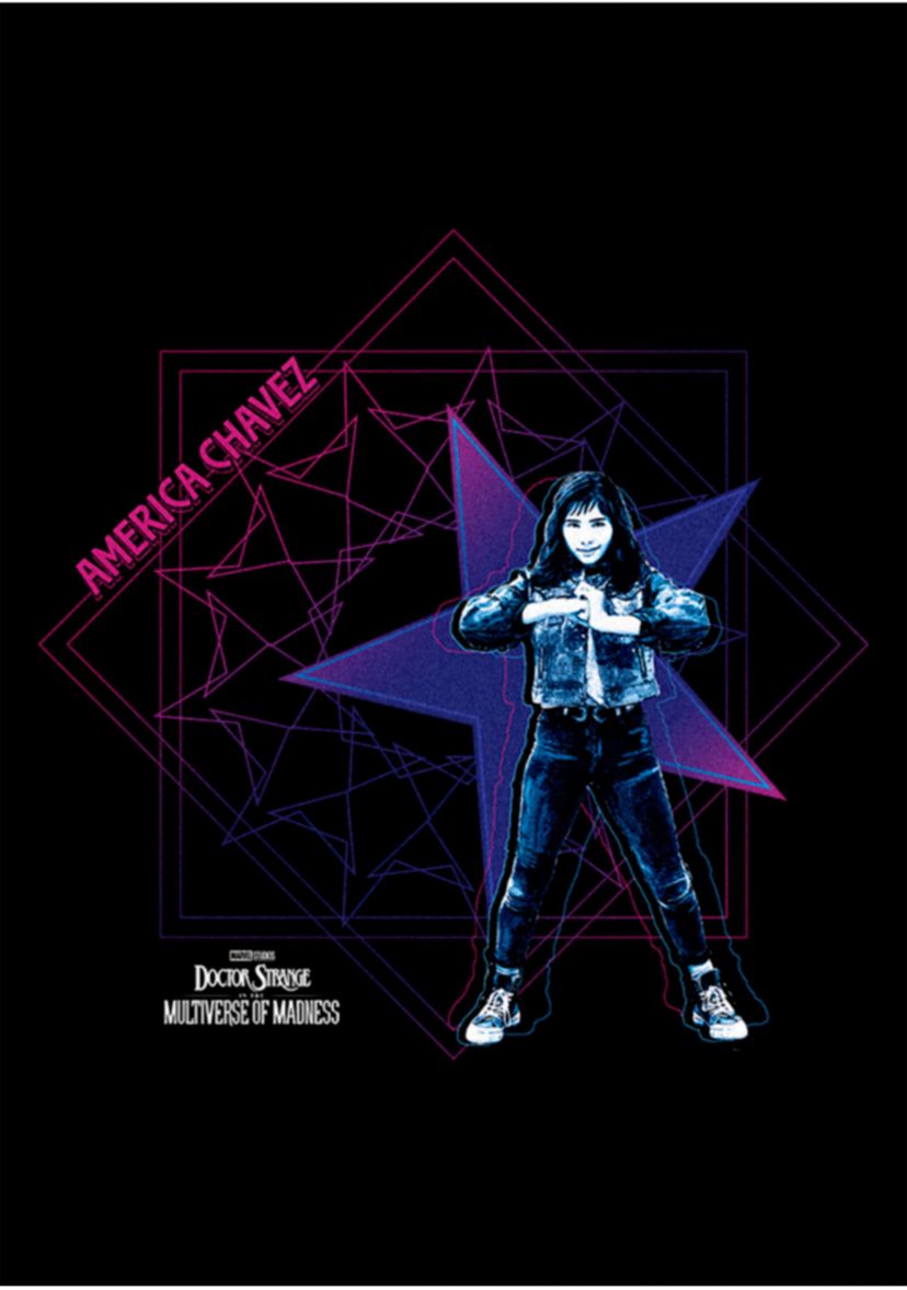 Red Blue Graphic T-Shirt