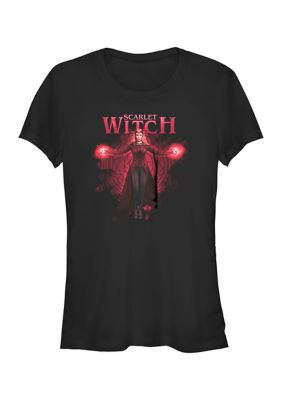 Doctor Strange Movie 2 Scarlet Witch Splash Graphic T-Shirt, Black, X-Large -  0196753655601